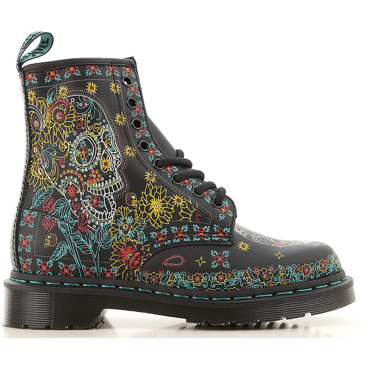 Dr. Martens Lace Boots For Women in Black Lyst