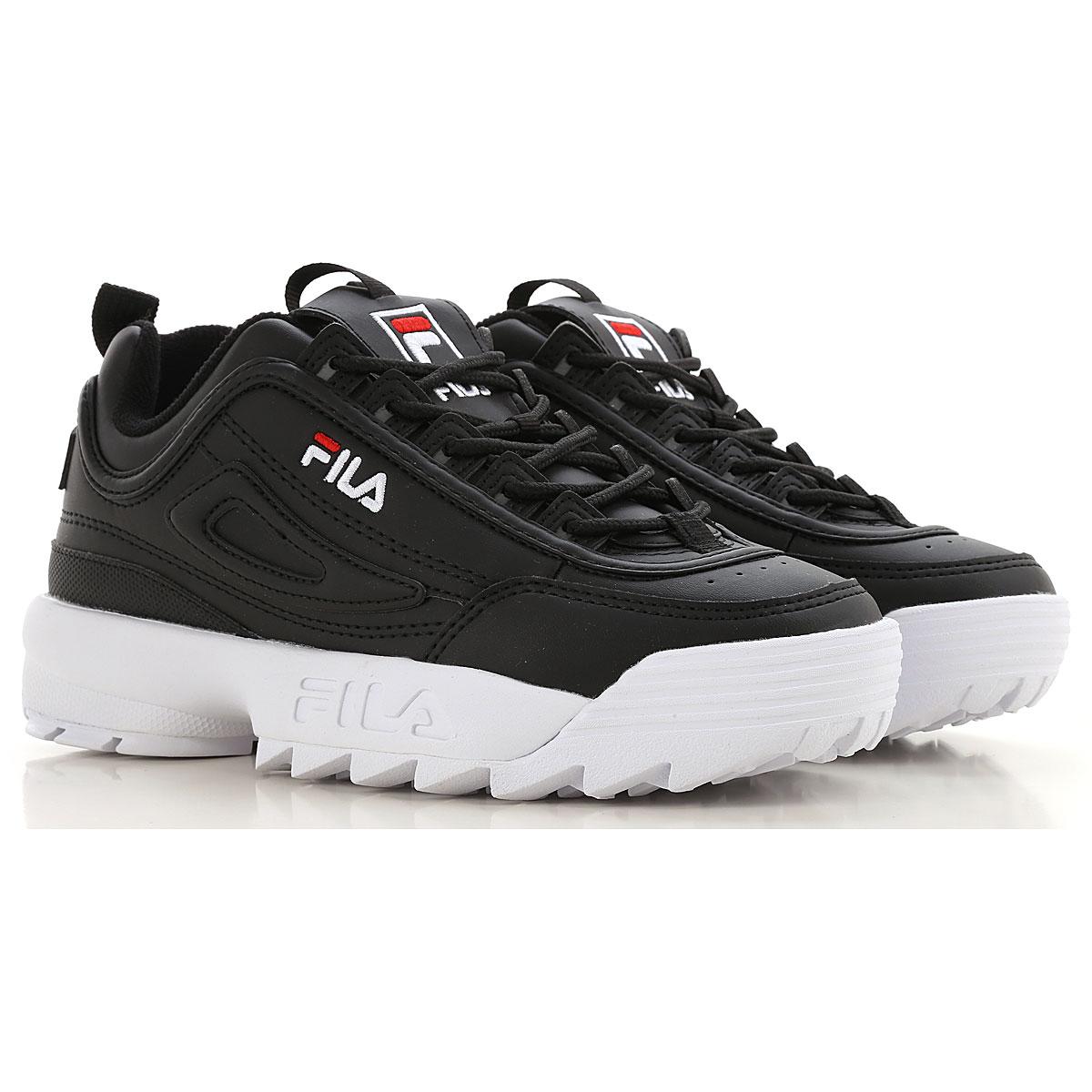 fila black sneakers women