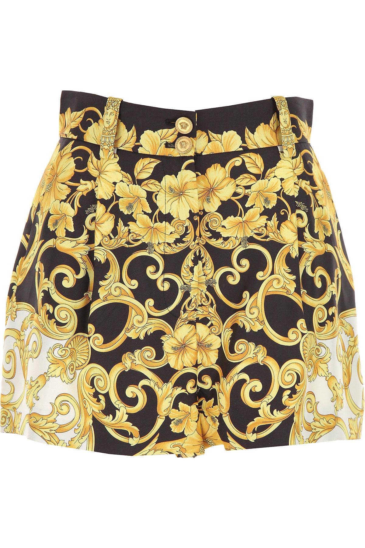 Versace Shorts For Women On Sale in Black - Lyst