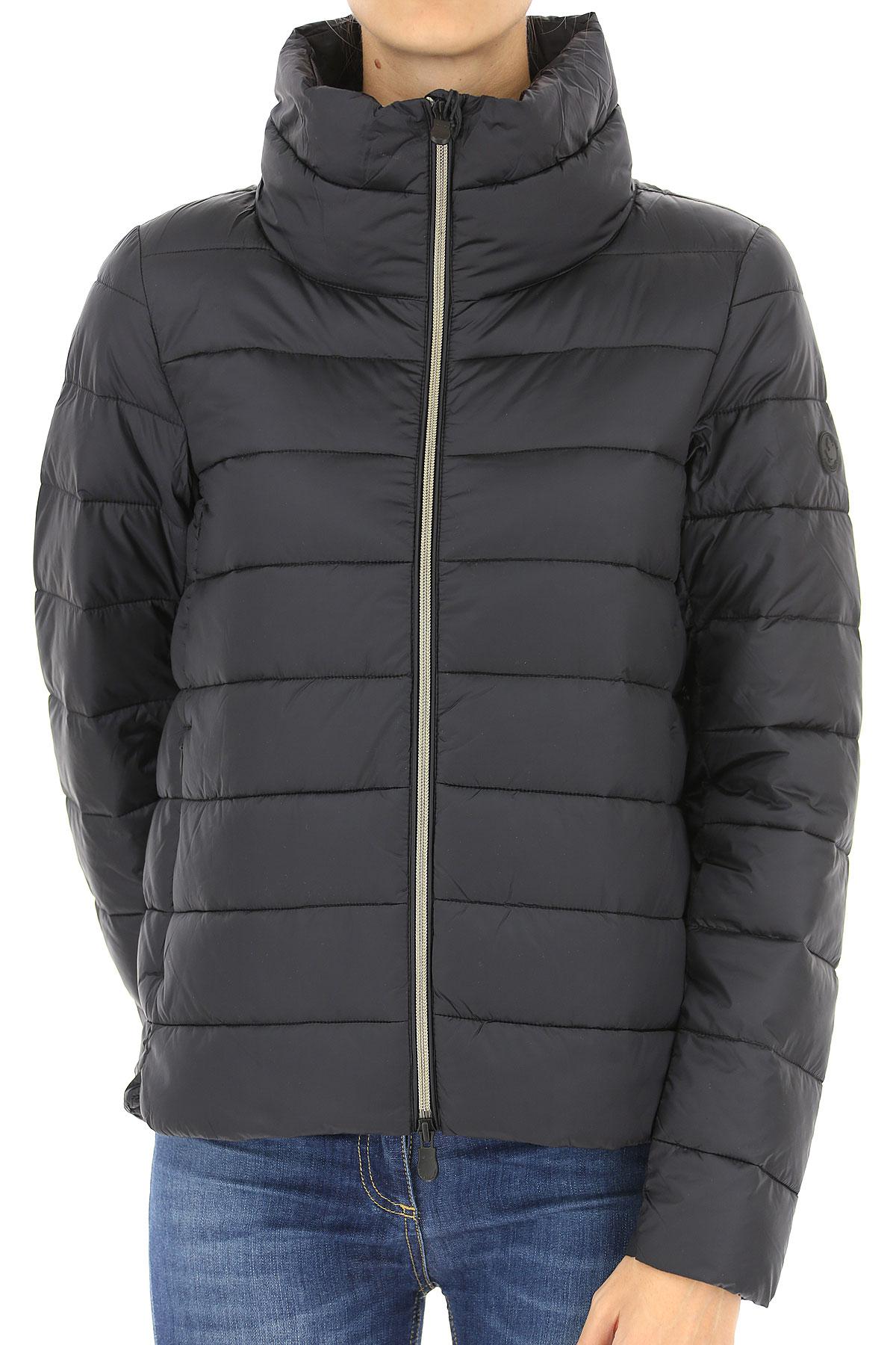 Save The Duck Synthetic Down Jacket For Women in Black - Lyst