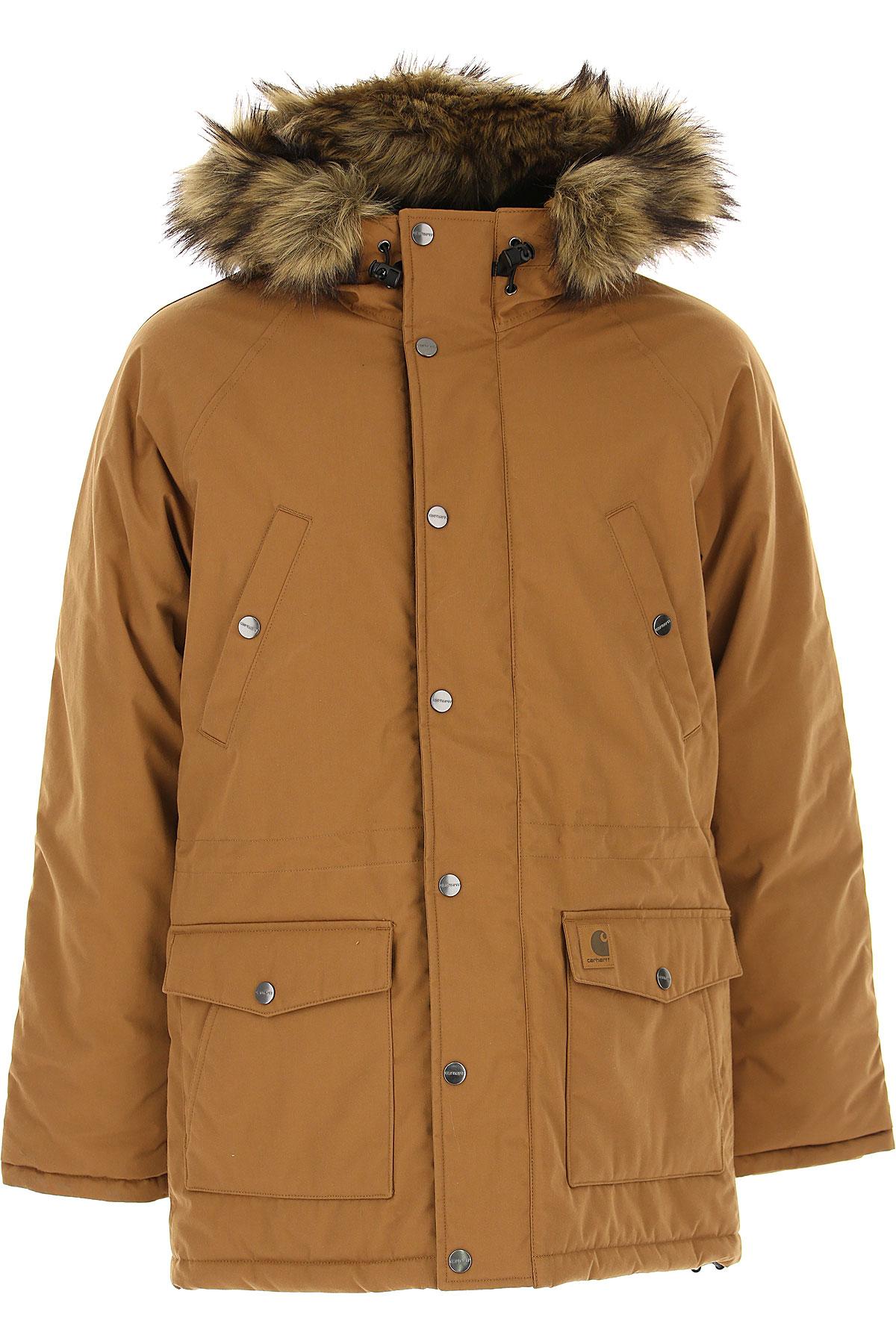 Carhartt Fur Down Jacket For Men in Camel (Natural) for Men - Lyst