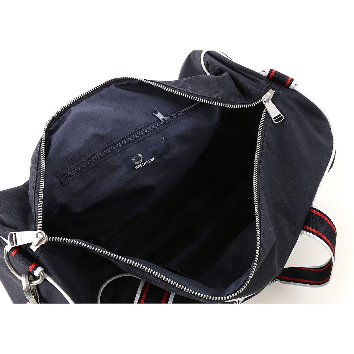 Fred Perry Gym Bag Sports For Men On Sale in Dark Navy Blue (Blue) for