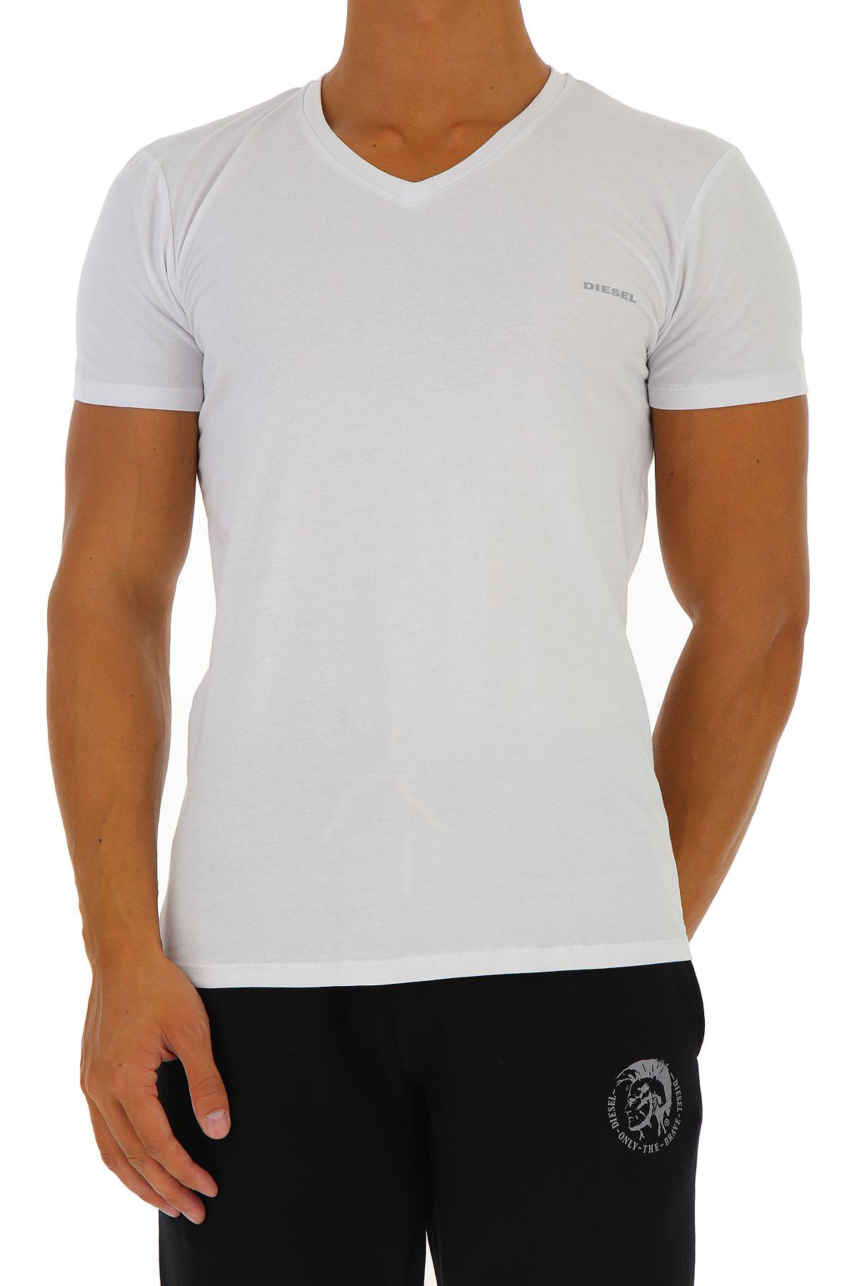 DIESEL Synthetic Tshirt For Men On Sale in White for Men Lyst