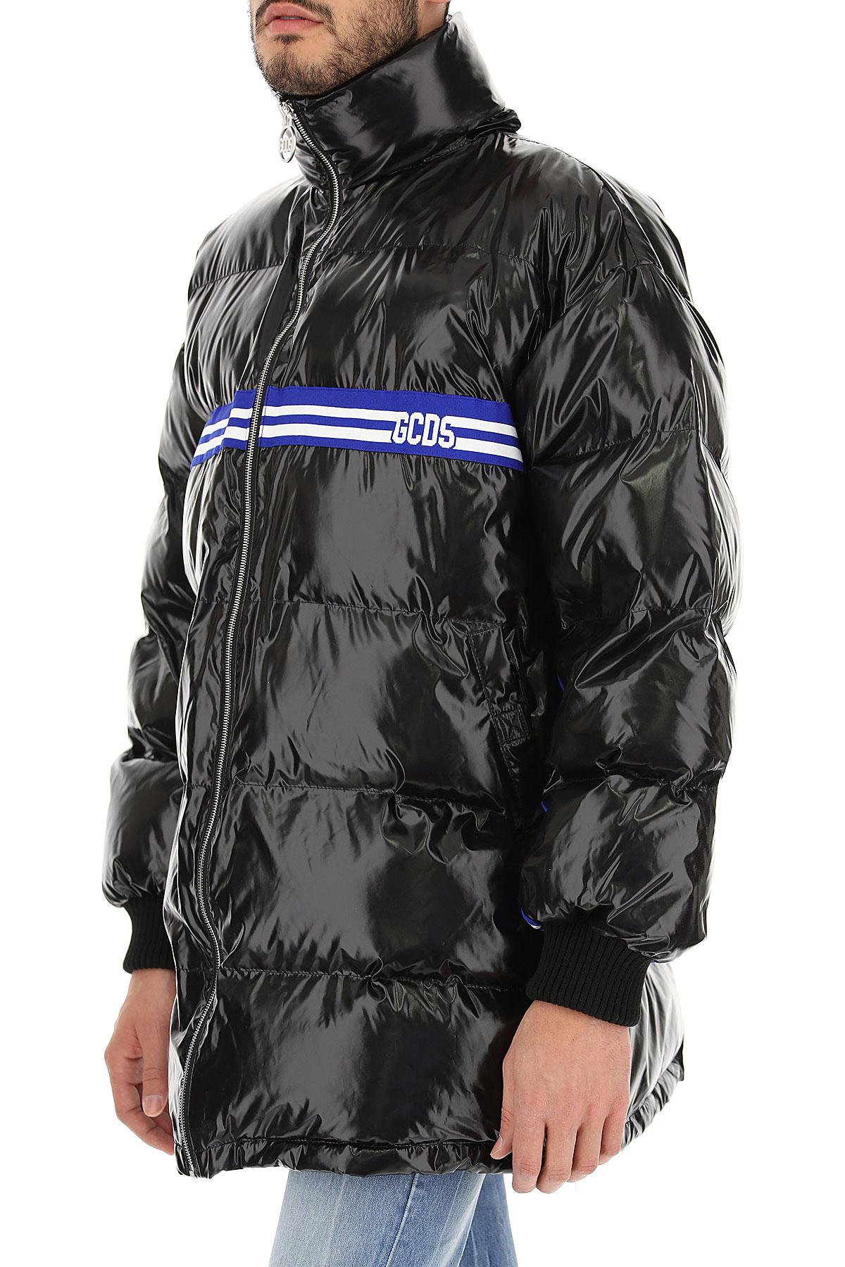 Gcds Synthetic Down Jacket in Black & Blue (Black) for Men - Save 66% - Lyst