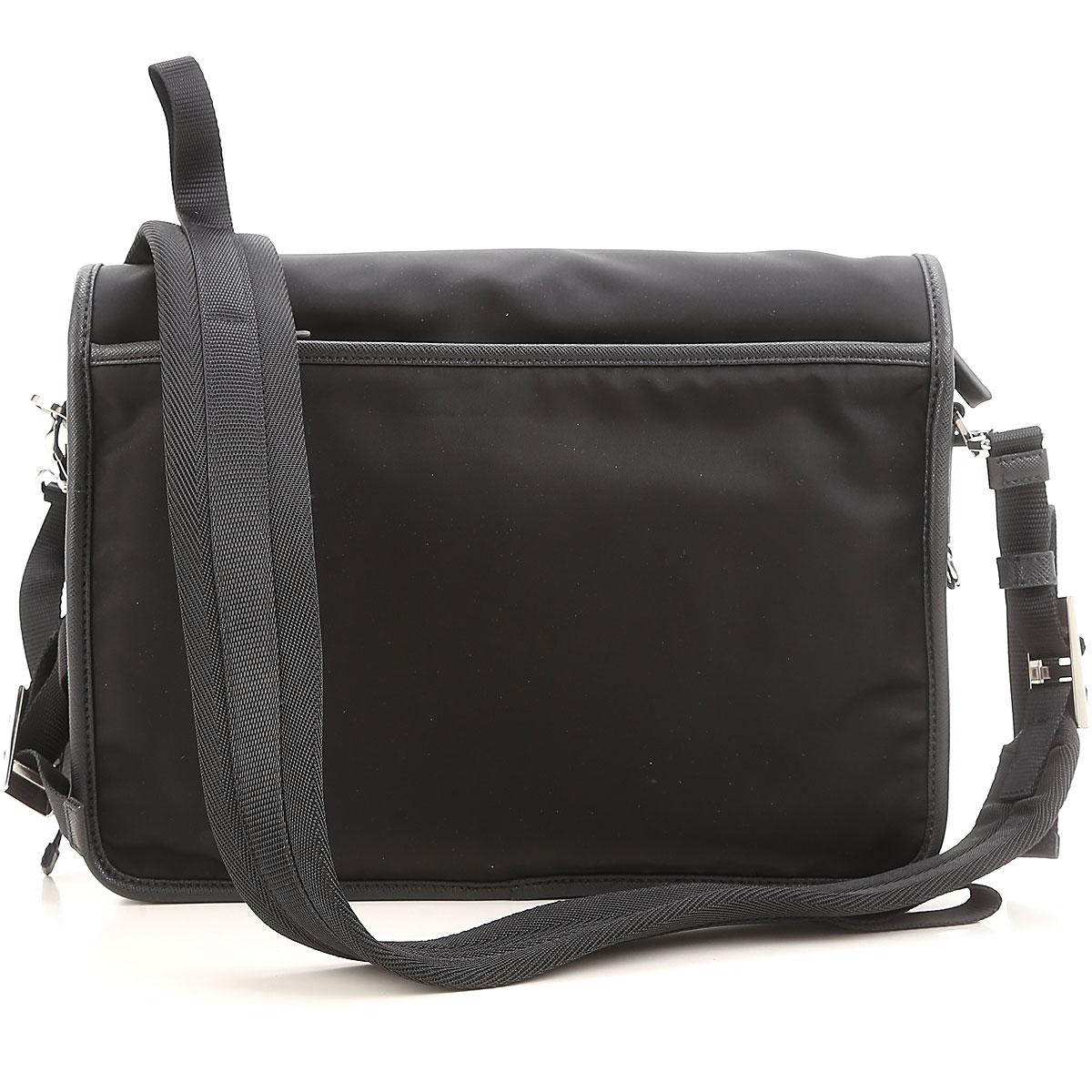 Prada Synthetic Bags For Men in Black for Men - Lyst
