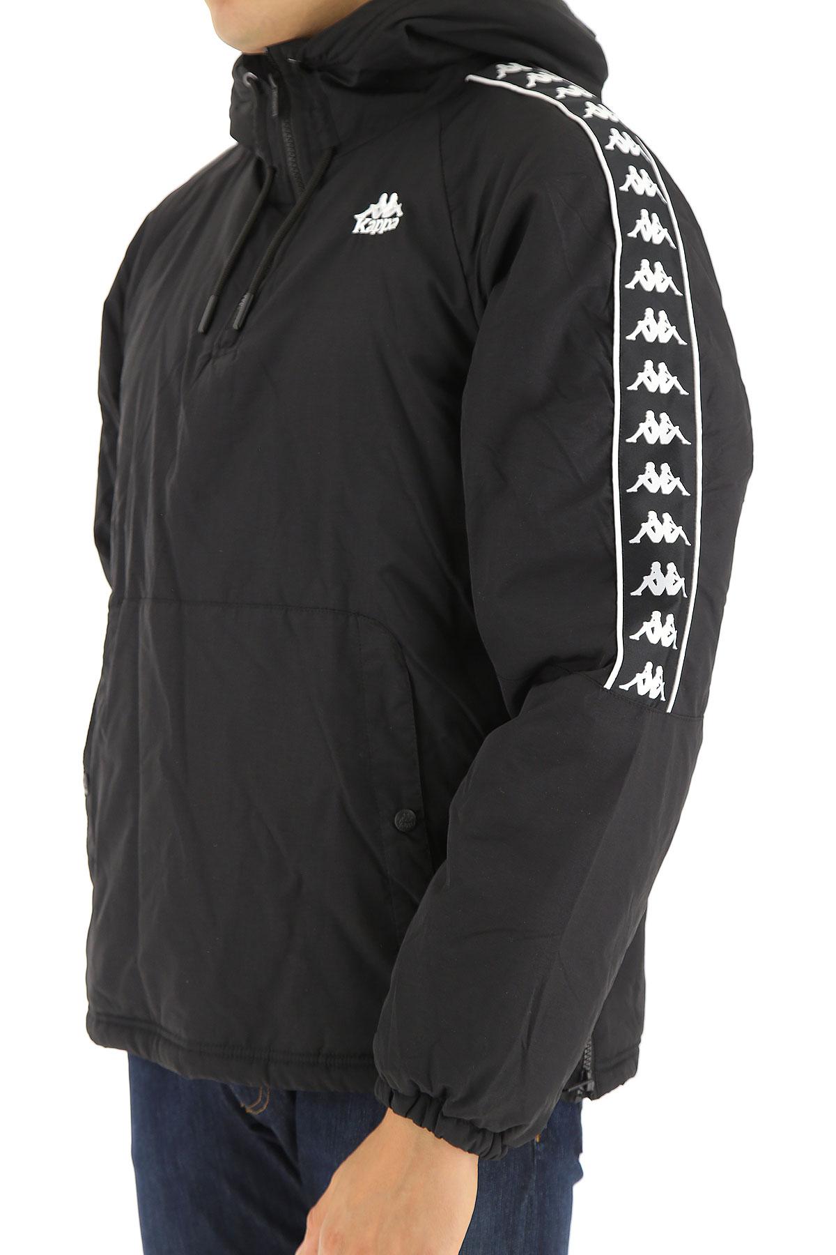 Kappa Synthetic Jacket For Men On Sale in Black for Men Lyst
