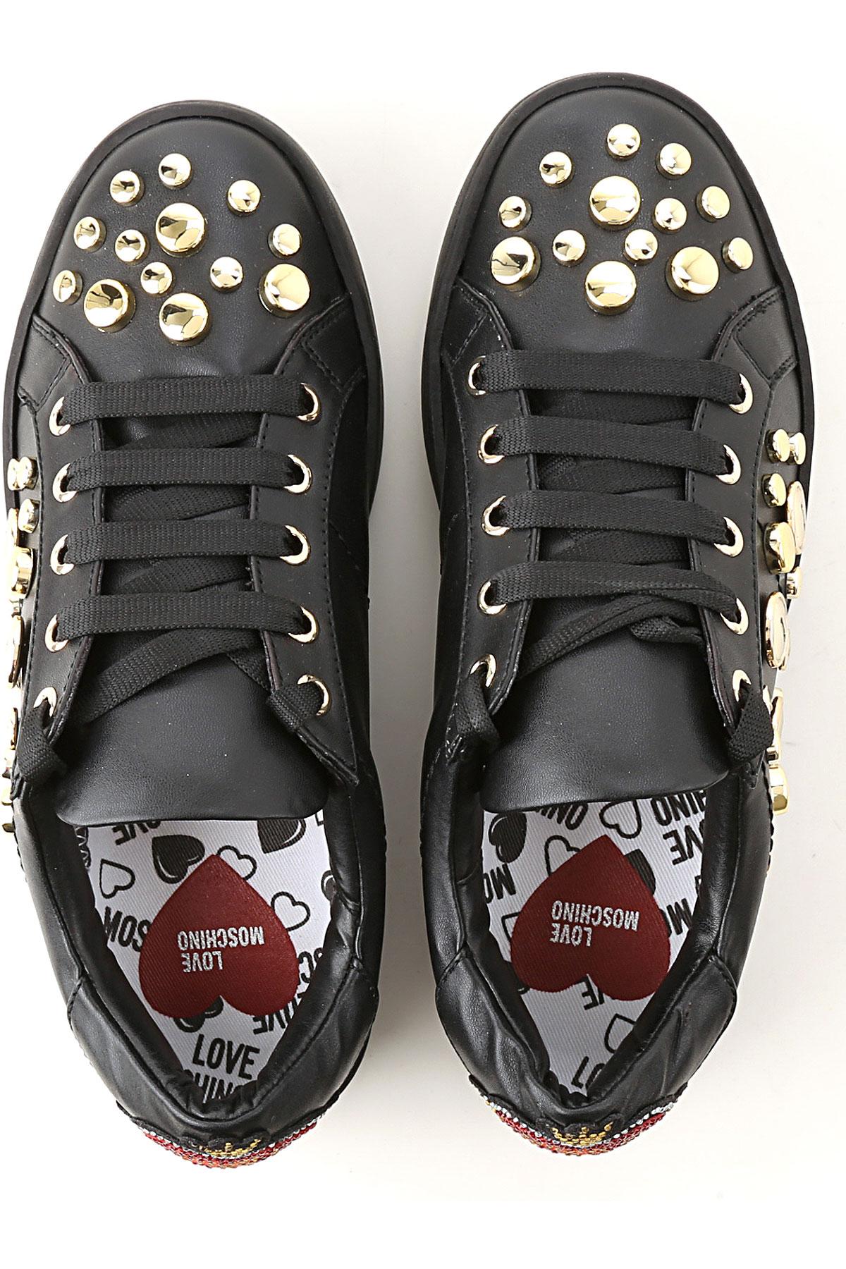 Moschino Lace Shoes For Women in Black Lyst