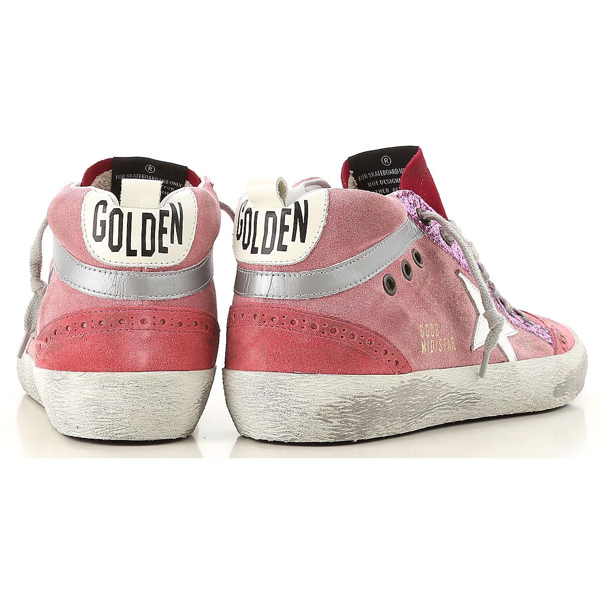 Golden Goose Deluxe Brand Leather Mid Star Sneakers in Pink/White (Pink ...