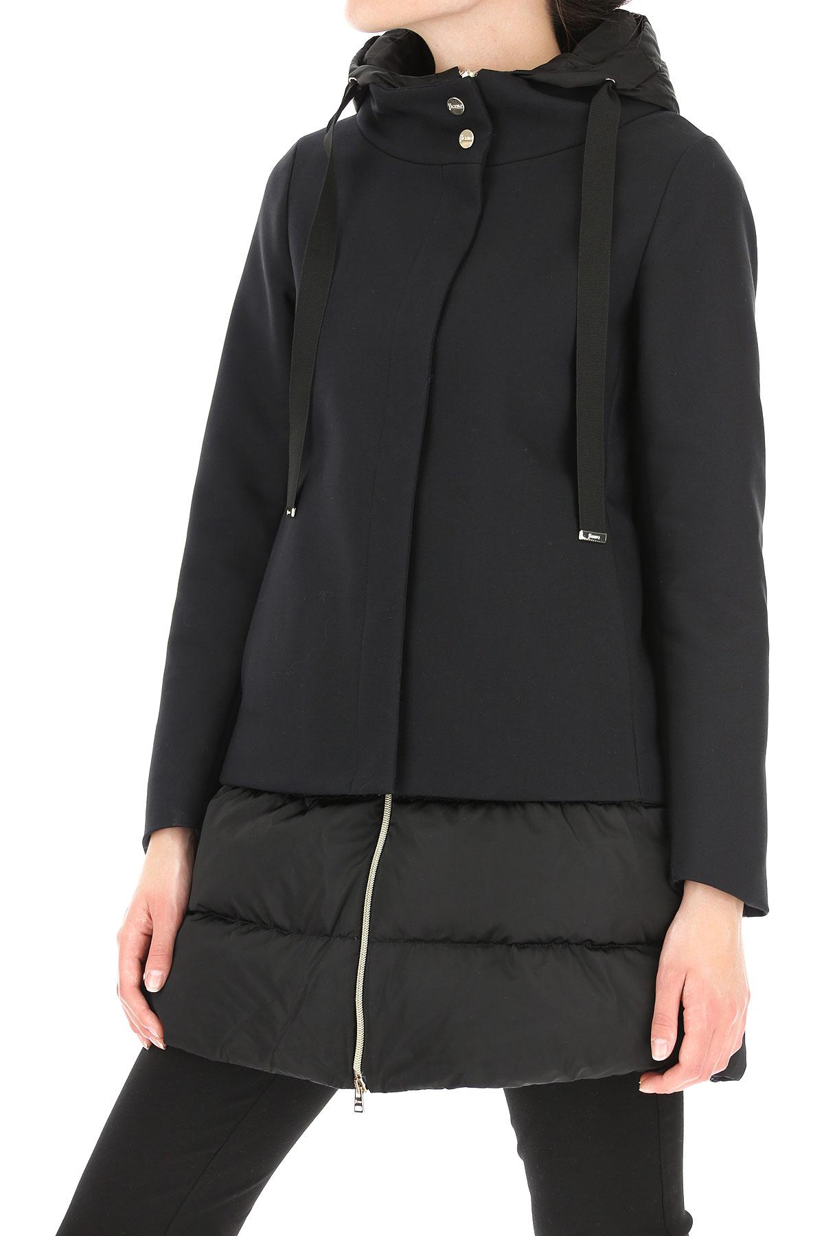 Herno Cotton Jacket For Women On Sale in Black Lyst