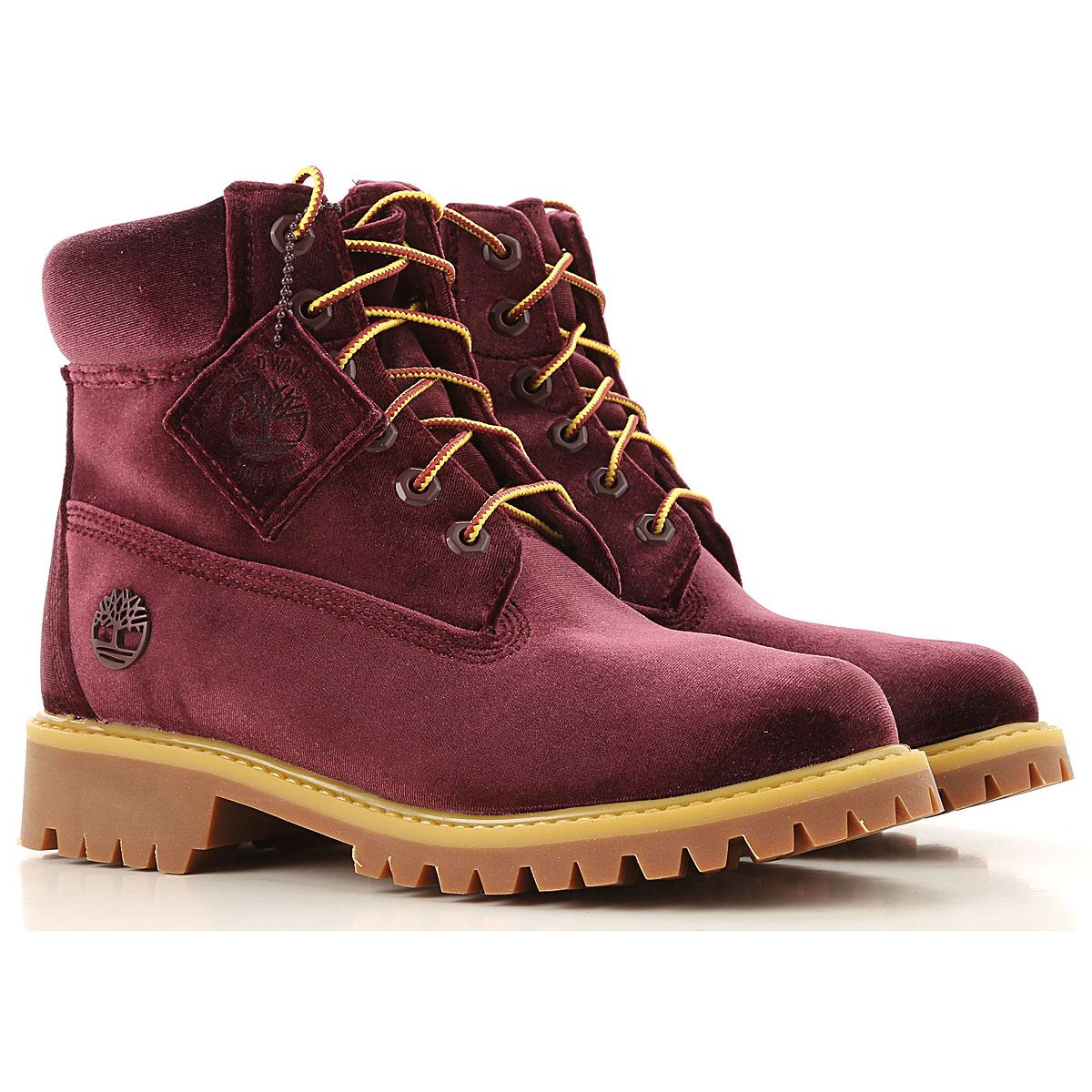timberland off white burgundy