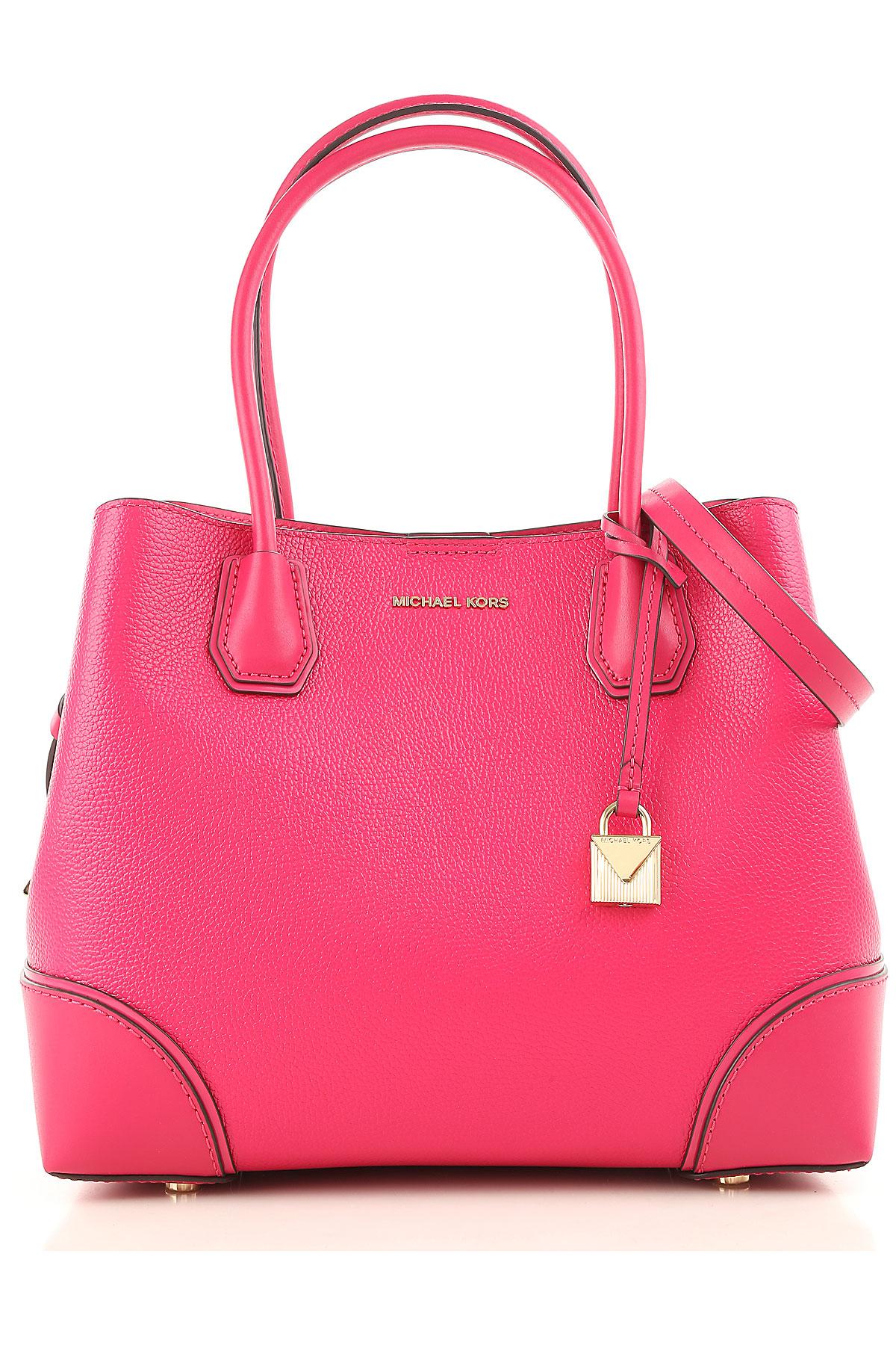 Michael Kors Leather Handbags in Ultra Pink (Pink) - Lyst