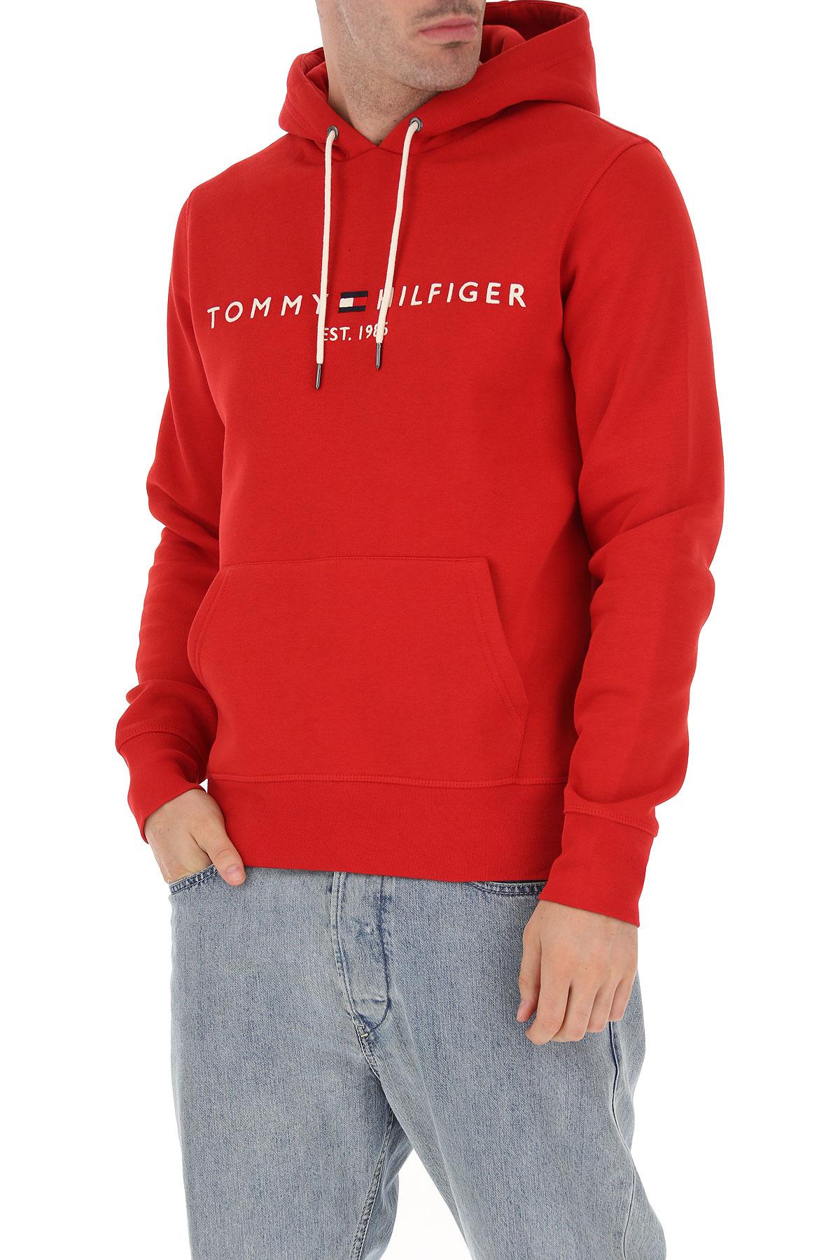 hilfiger hoodie red