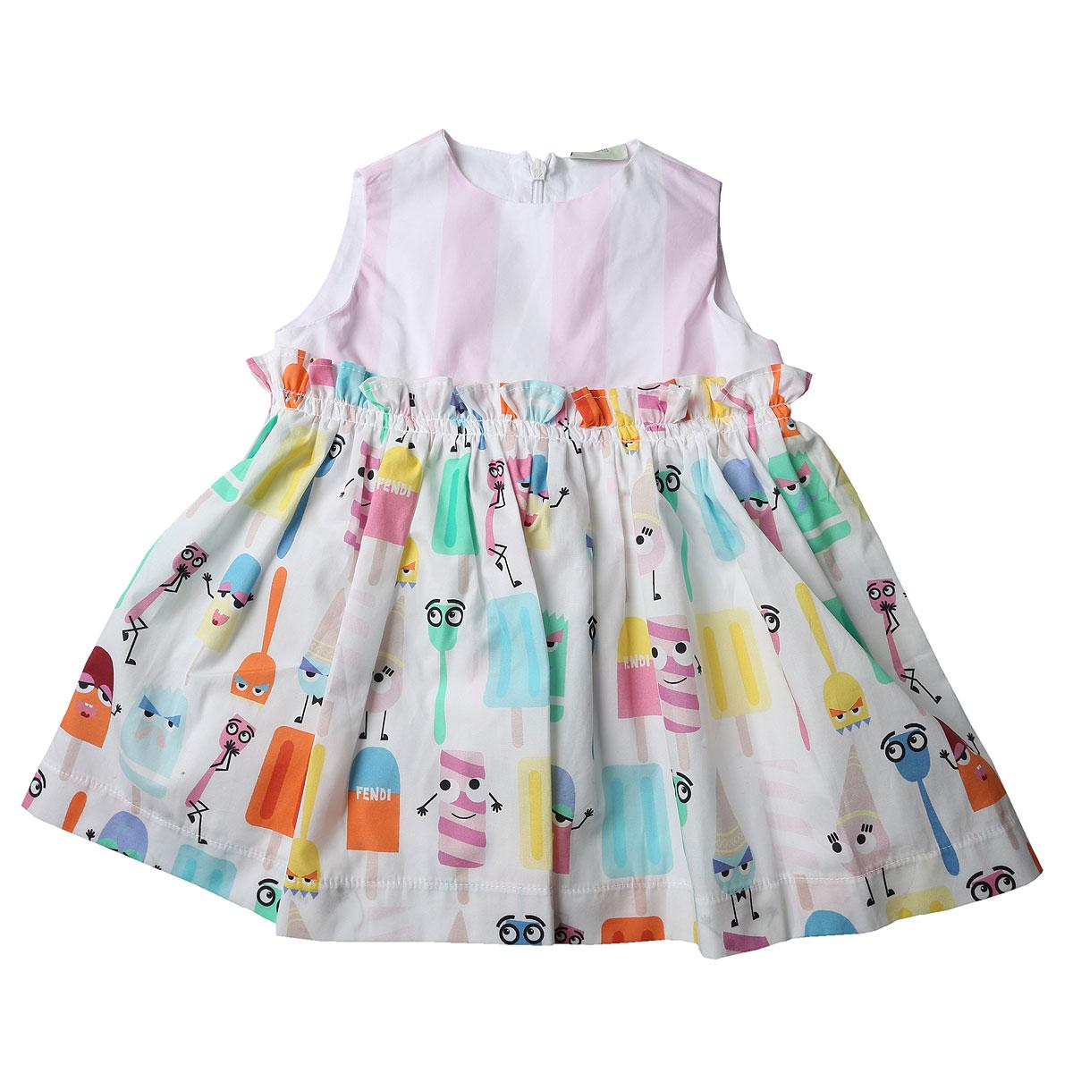 Fendi Baby Dress For Girls On Sale - Lyst
