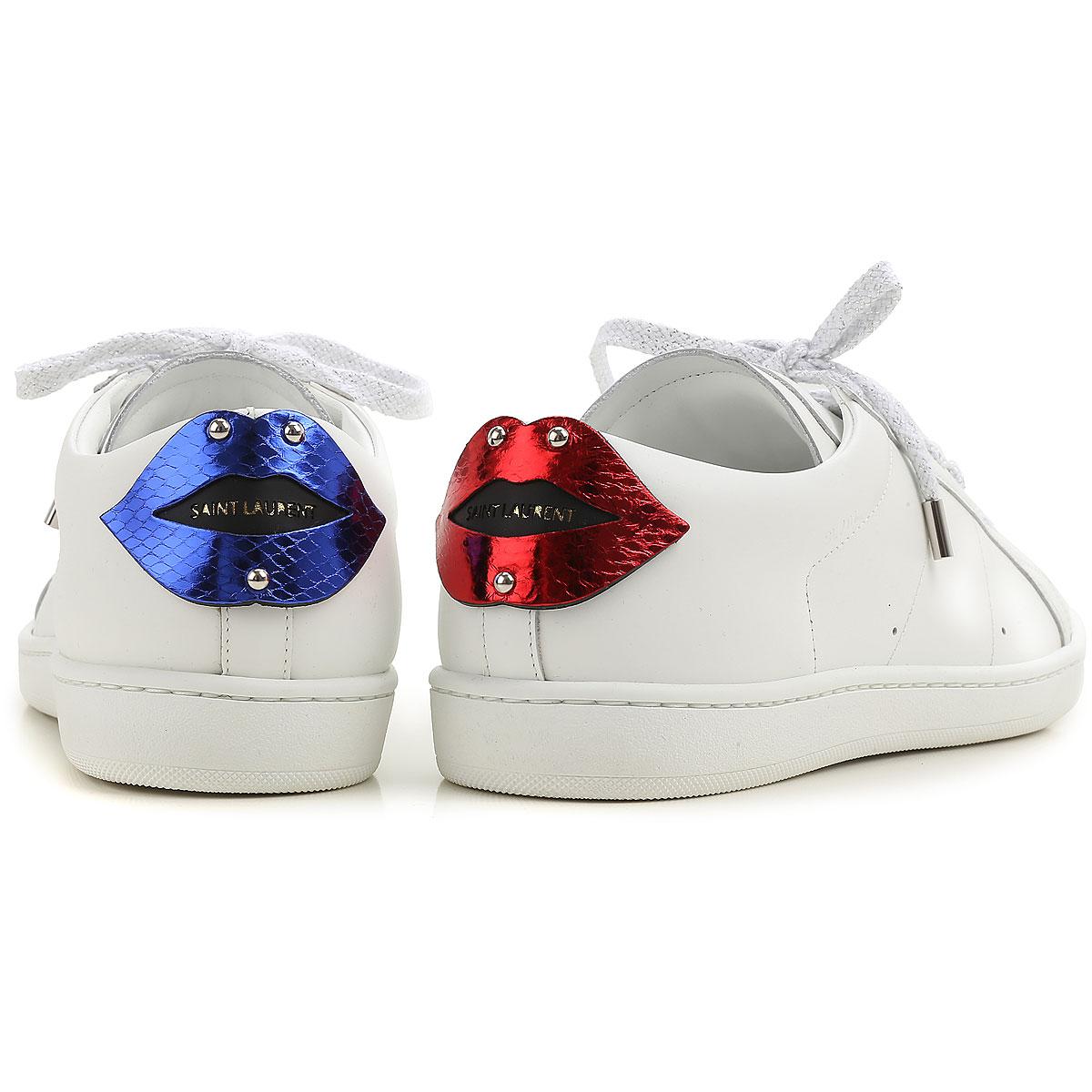 Saint Laurent Lace Sneakers For Men On Sale in White for Men - Lyst