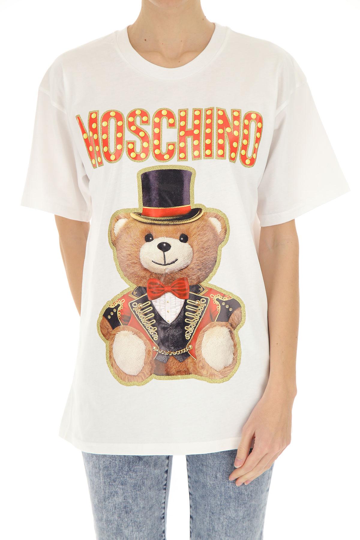 Moschino Tshirt For Women On Sale in White Lyst