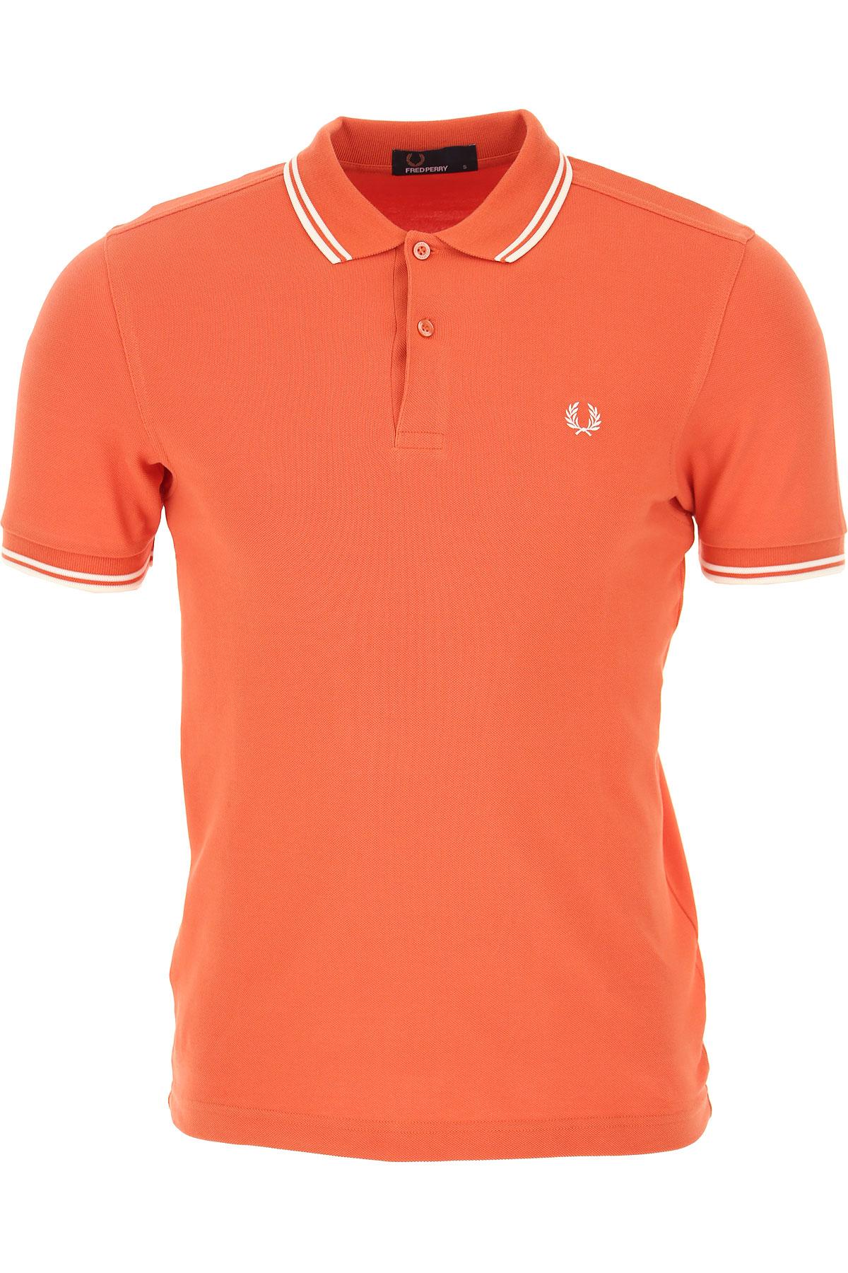 Fred Perry Polo Shirt For Men On Sale in Peach Red (Orange) for Men Lyst