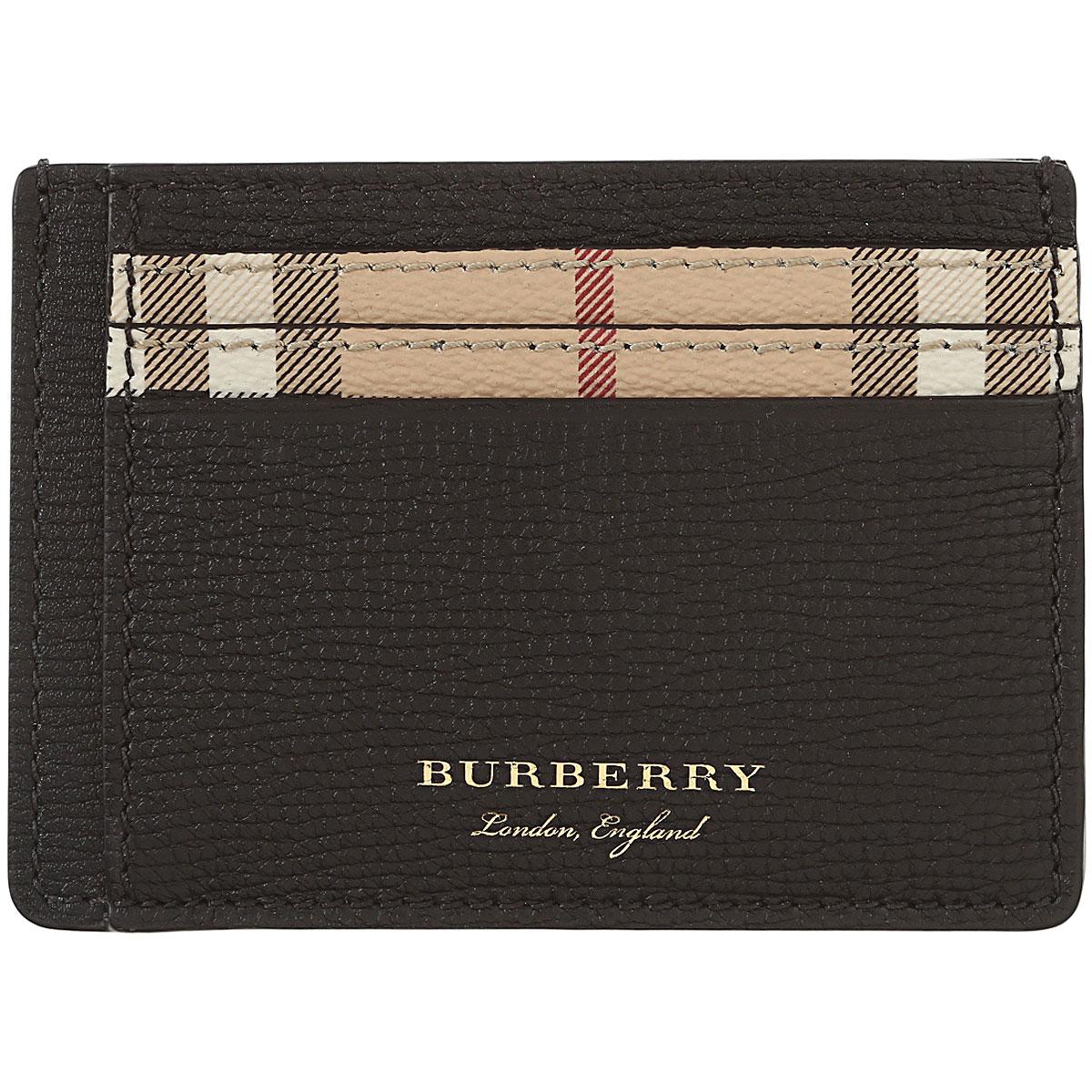 Porte-carte Homme Pas cher en Soldes Cuir Burberry pour homme en coloris  Noir - Lyst