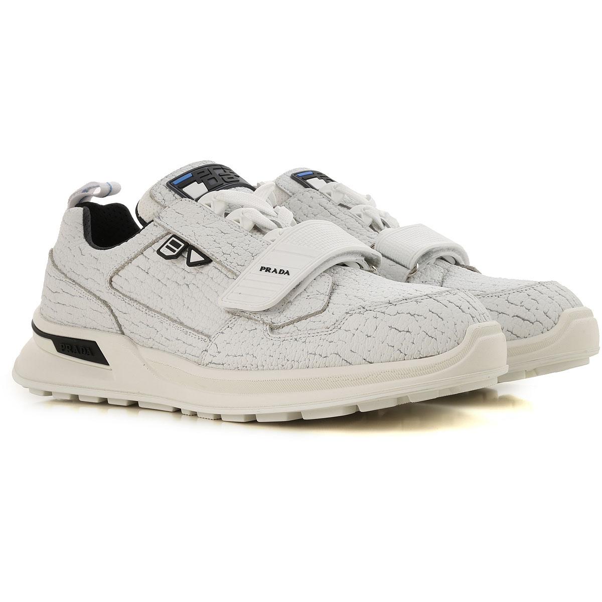 prada mens trainers white