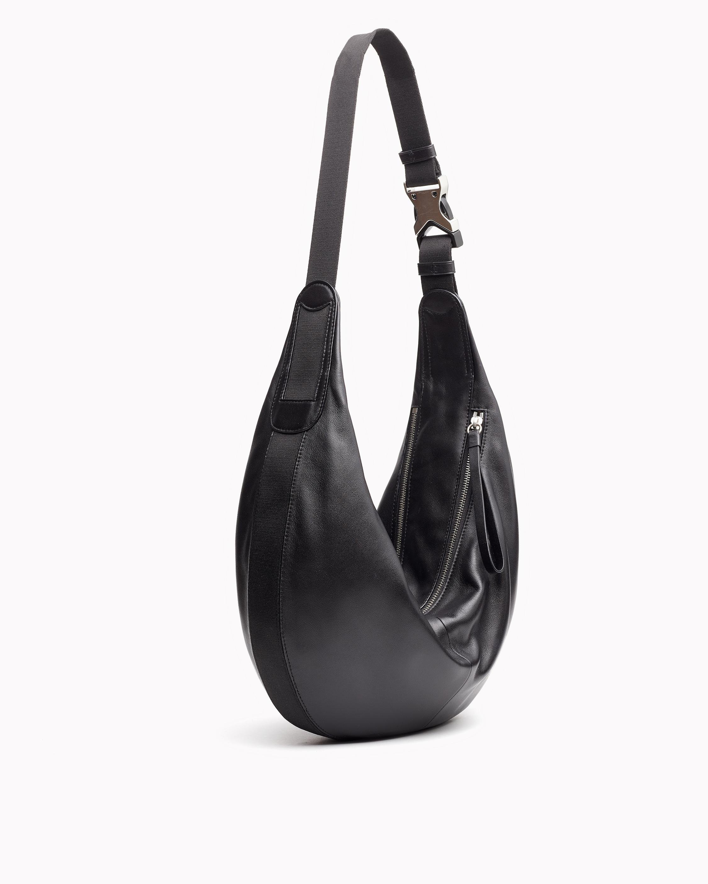 Rag & Bone Leather Riser Hobo Bag in Black - Lyst