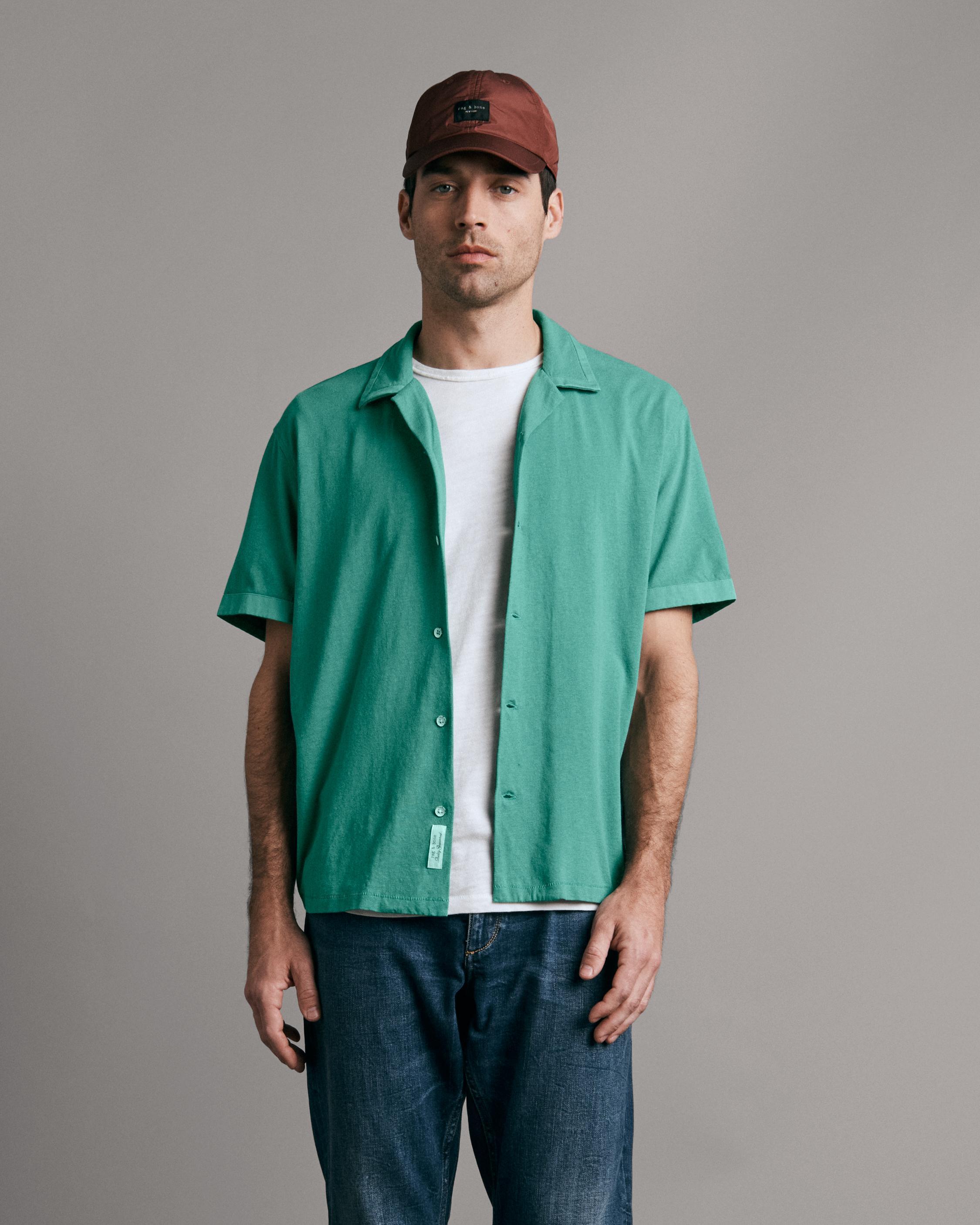 Rag \u0026 Bone Avery Linen Knit Shirt in 