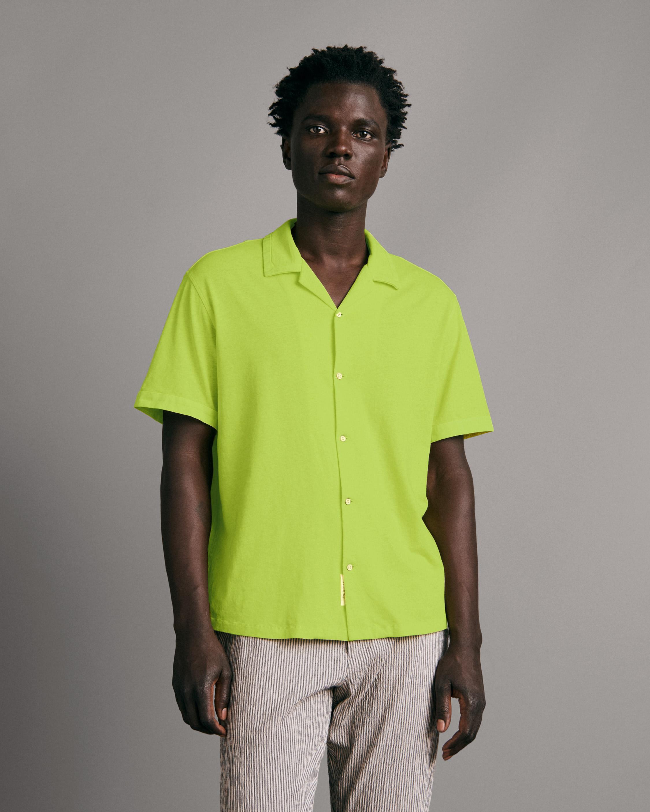 Rag & Bone Avery Linen Knit Shirt in Yellow (Metallic) for Men - Save 49% |  Lyst