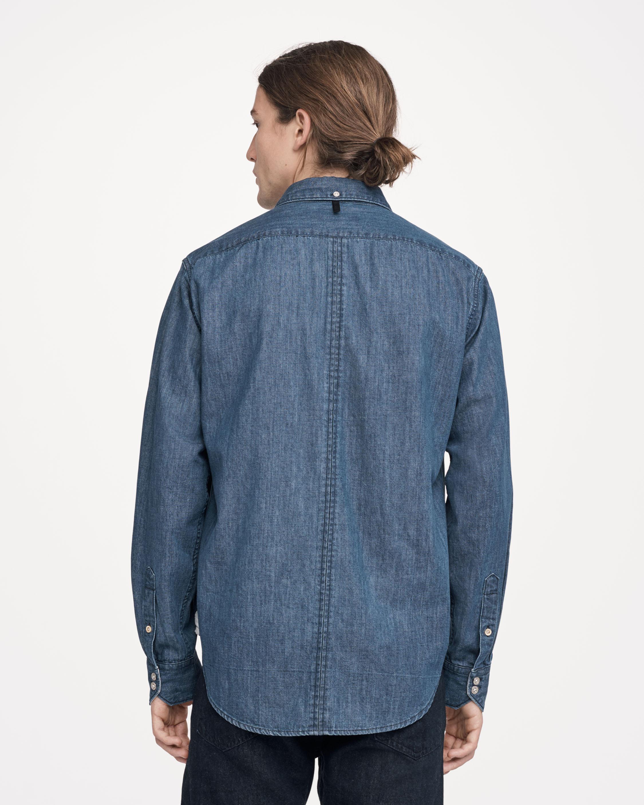 Rag \u0026 Bone Fit 3 Denim Shirt in Indigo 