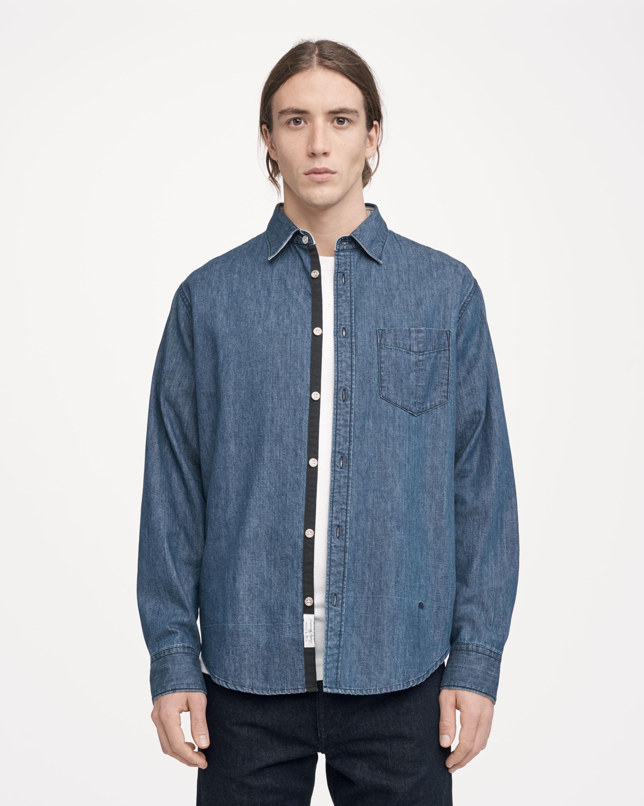 rag and bone denim shirt