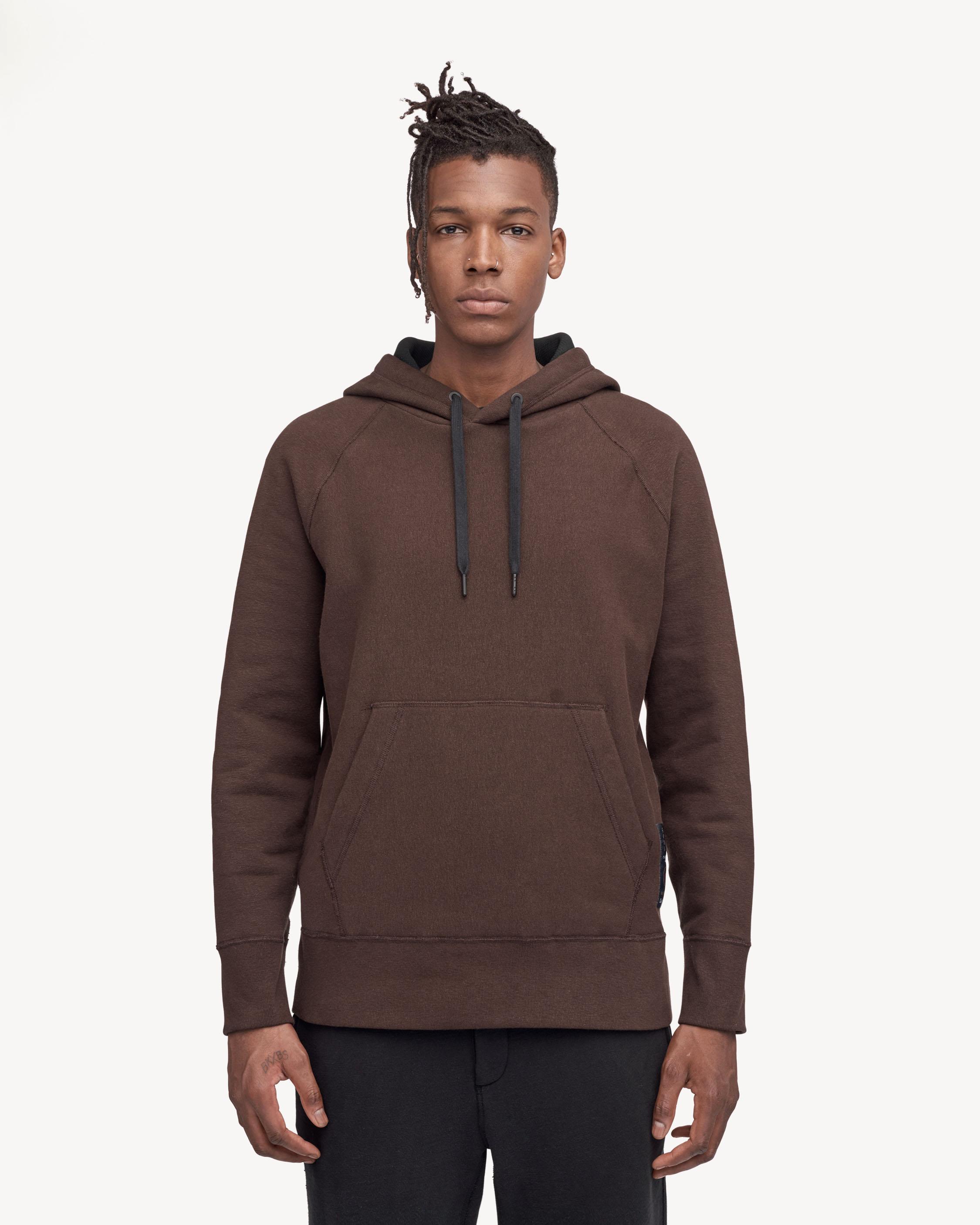 Lyst Rag & bone Racer Hoodie in Brown for Men