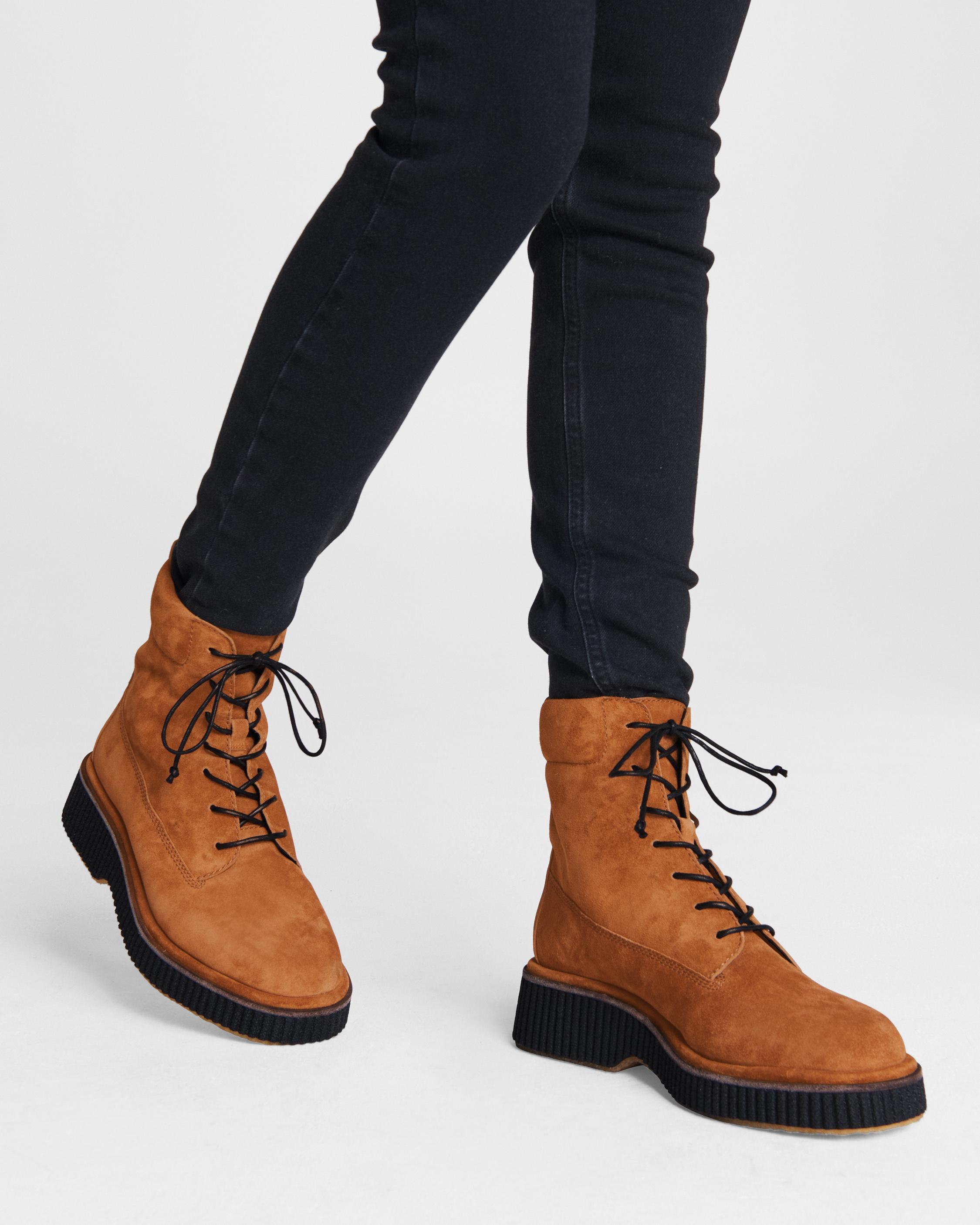 Rag & Bone Sloane Boot - Suede Lace Up Ankle Boot in Cinnamon Suede (Brown)  - Save 43% - Lyst