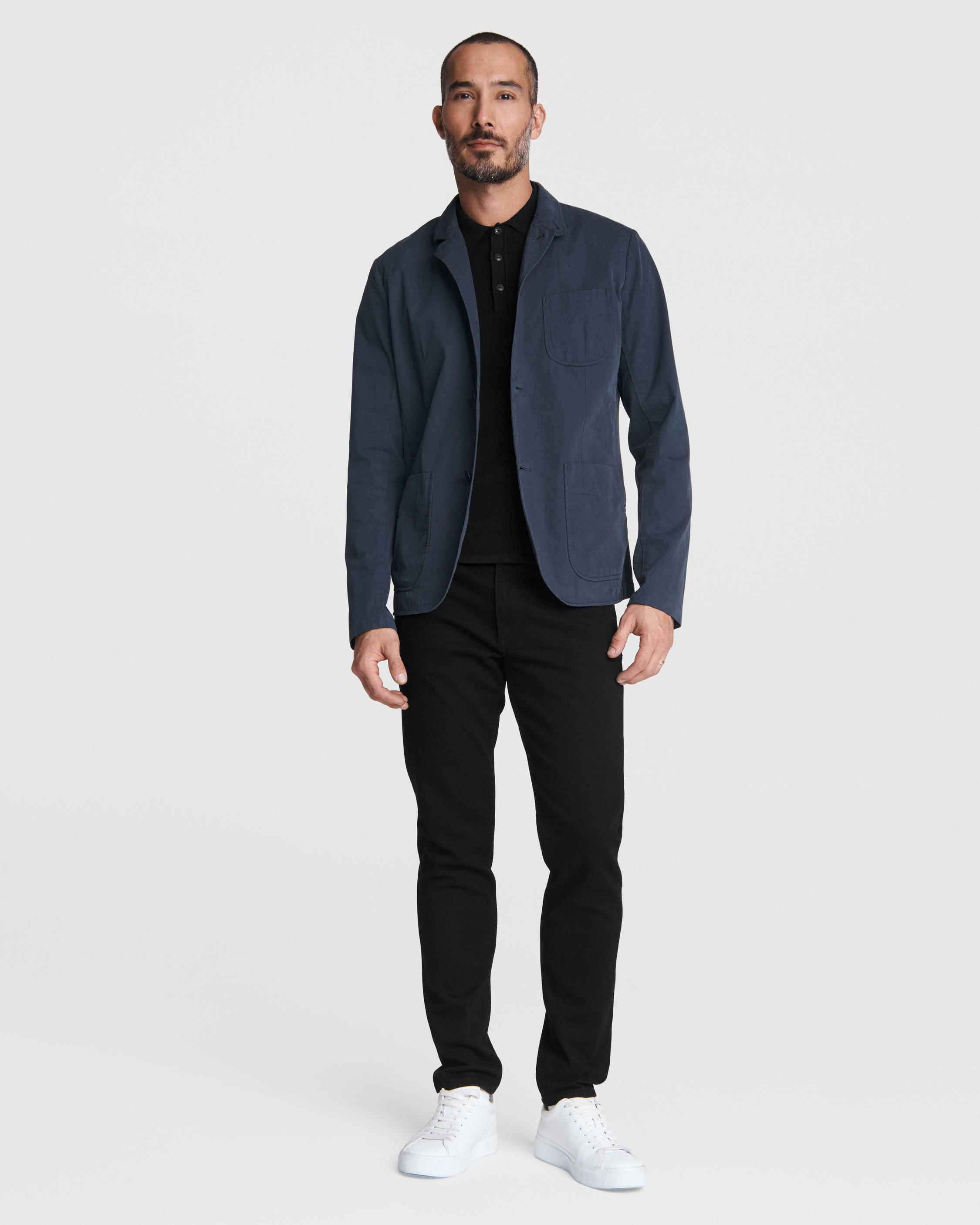 Rag Bone Prospect Peached Cotton Blazer Slim Fit Blazer in Blue for Men Lyst
