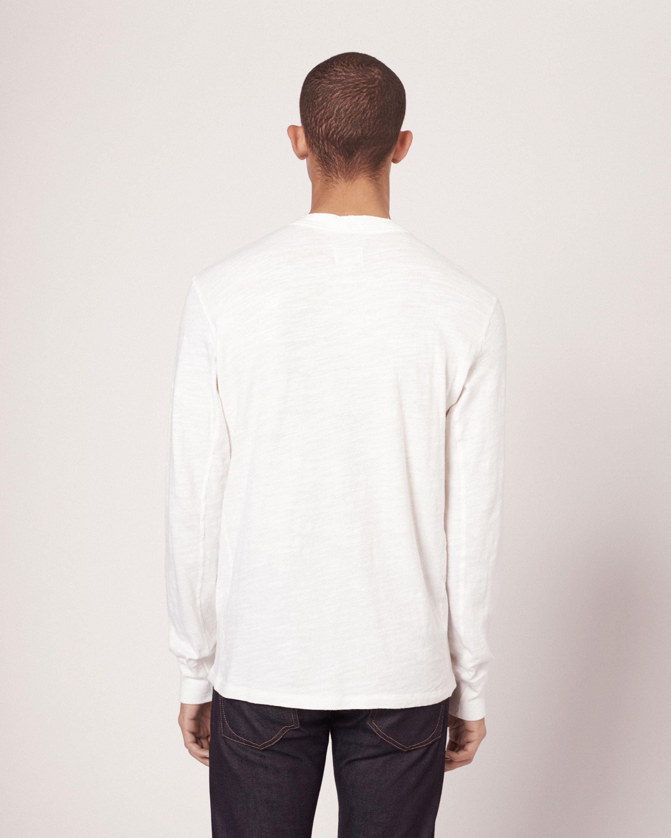 Rag & Bone Cotton Long Sleeve Classic Henley in White for Men Lyst