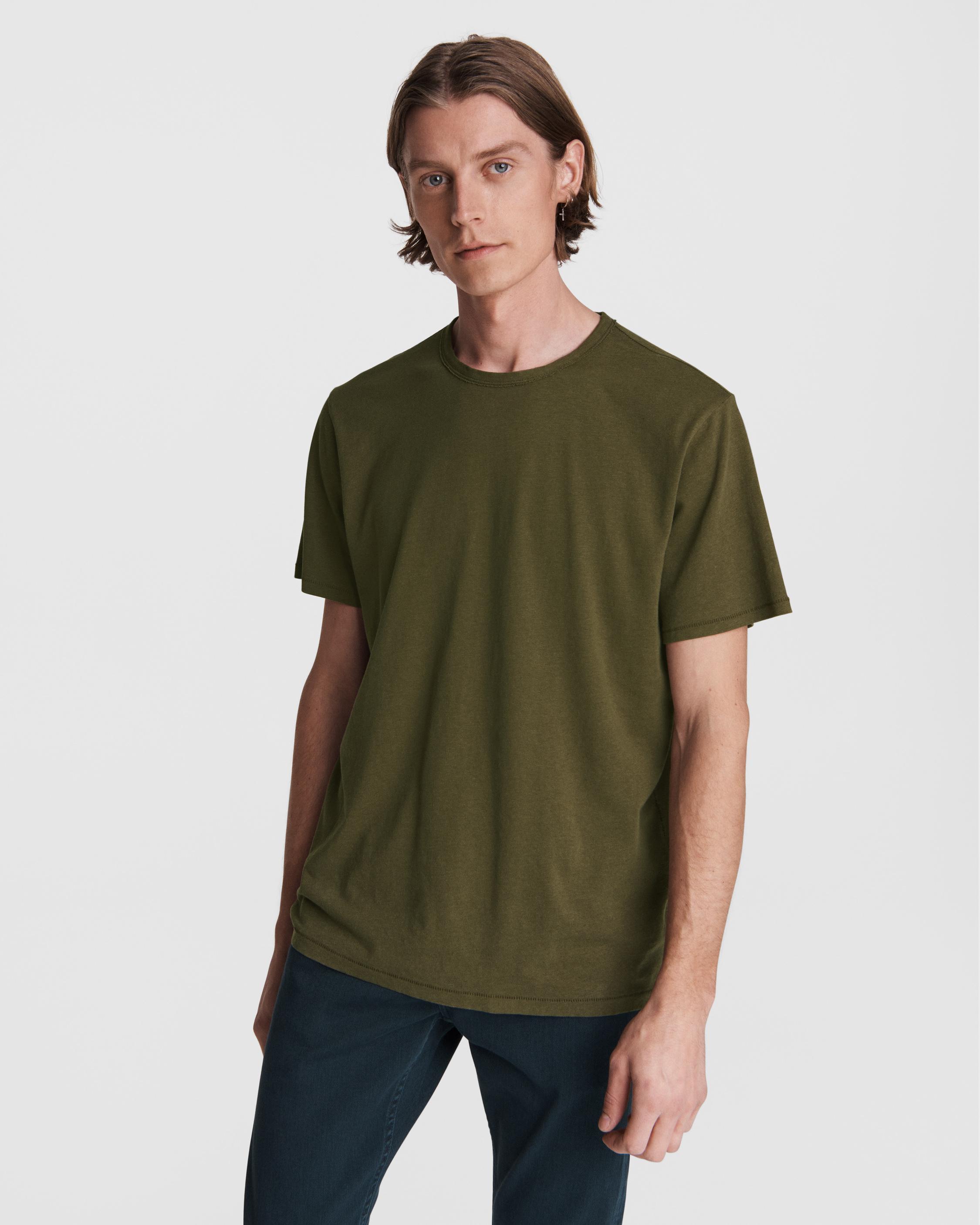Bone Classic Linen Tee Classic Fit 