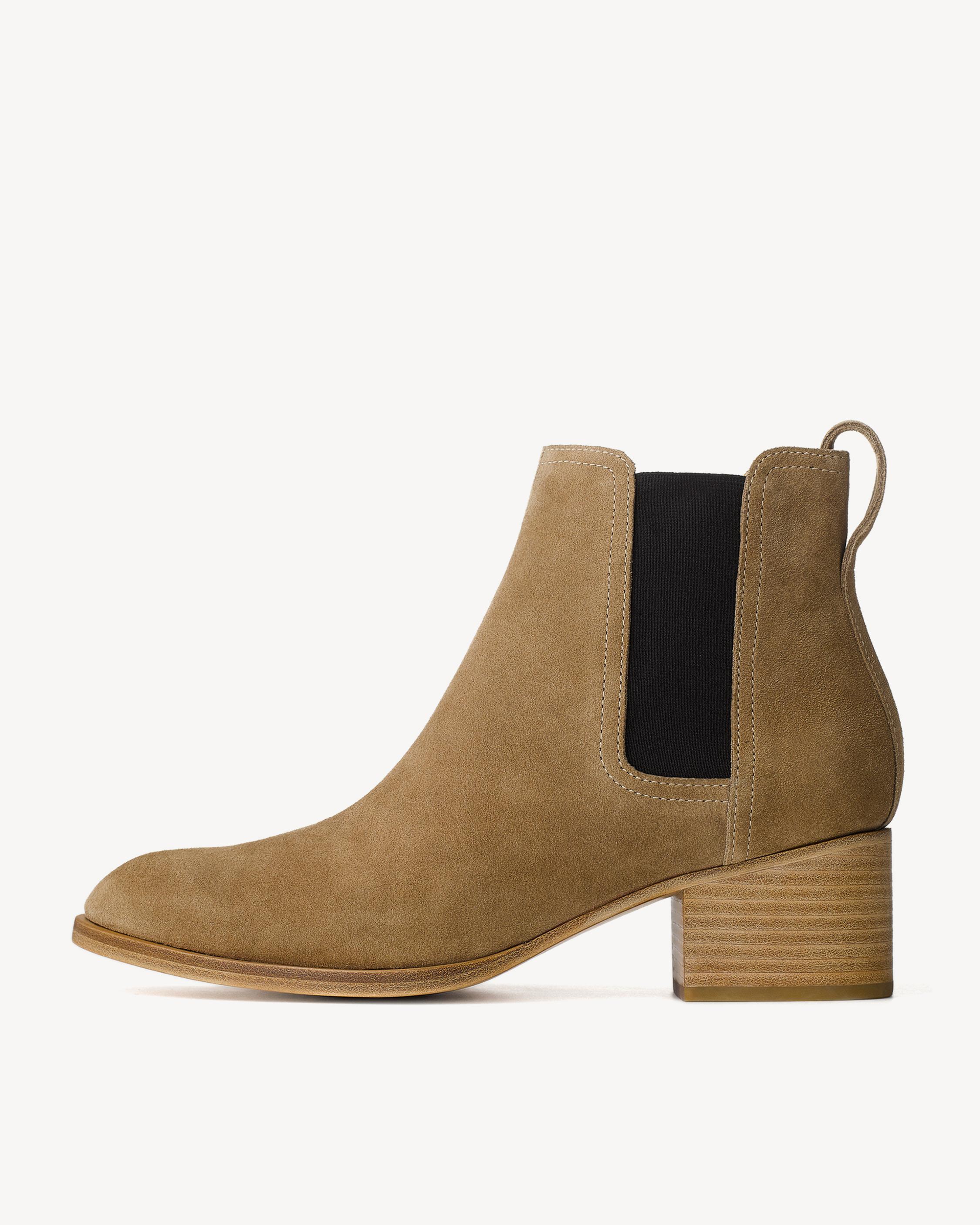 Rag & Bone Walker Suede Chelsea Boot in Camel (Blue ...