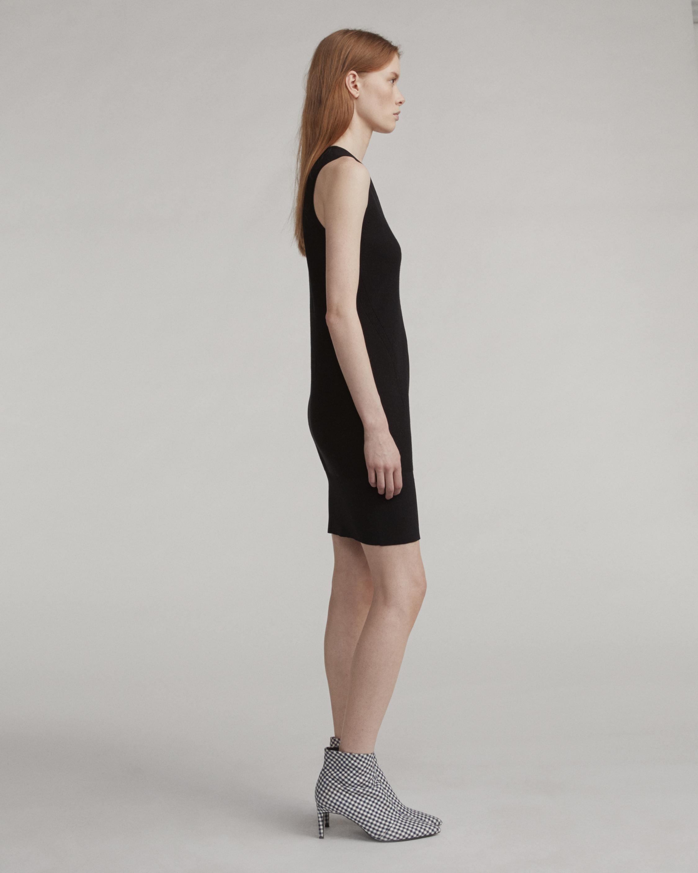 Rag Bone Vivienne Sweater Dress In Black Lyst Rag Bone Vivienne Sweater Dress In