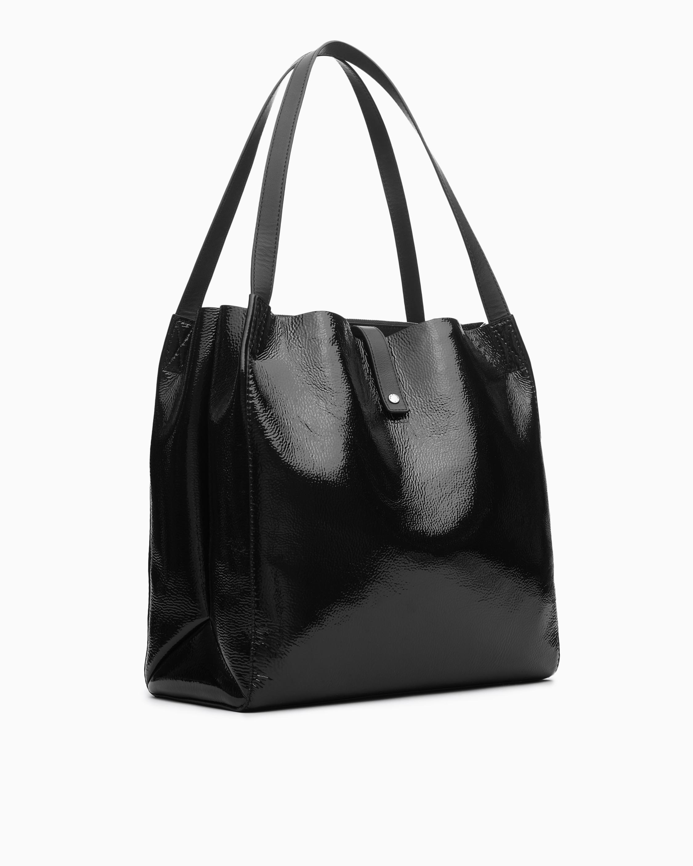 Rag & Bone Passenger Tote - Leather Large Tote Bag in Black