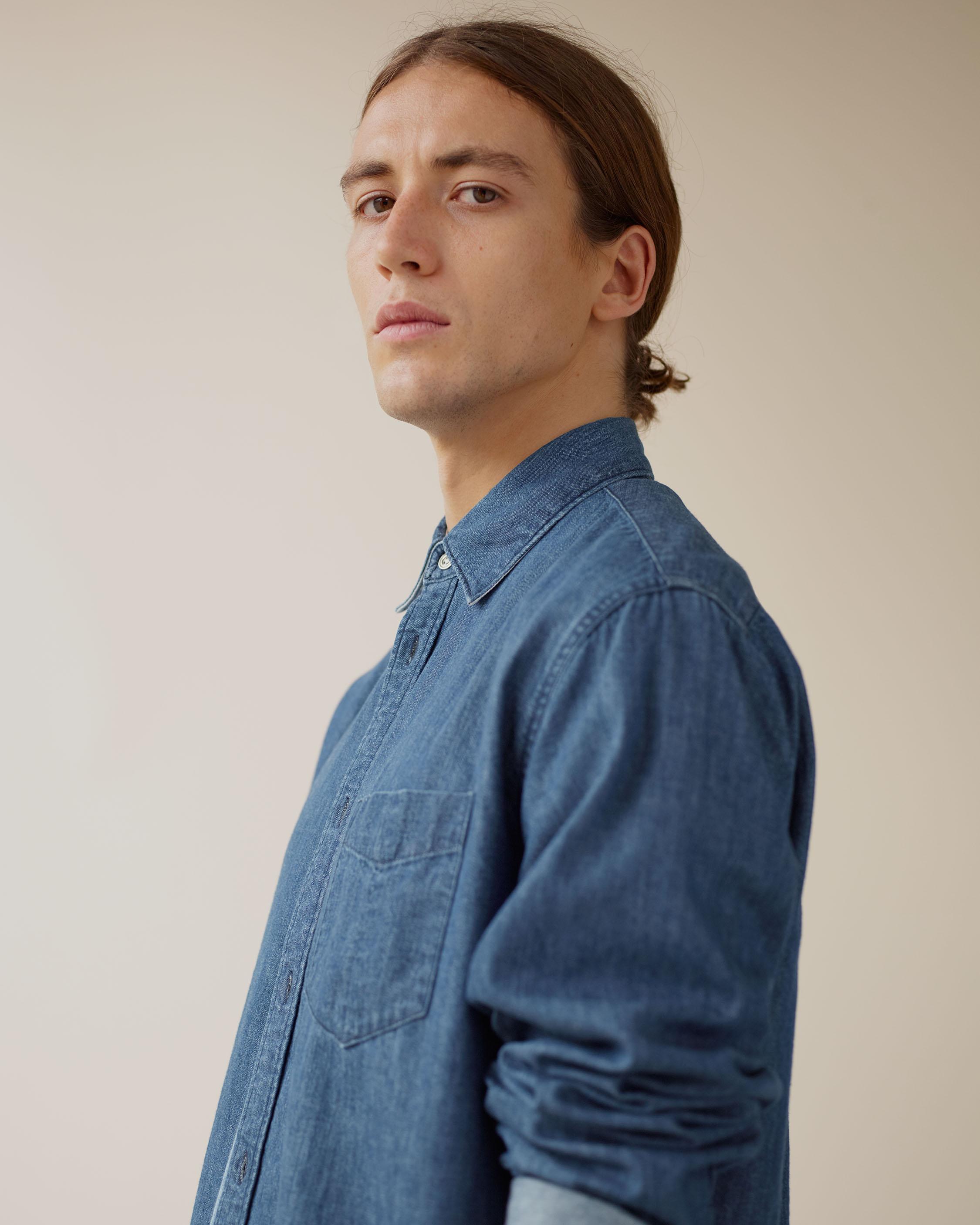 Rag \u0026 Bone Fit 3 Denim Shirt in Indigo 