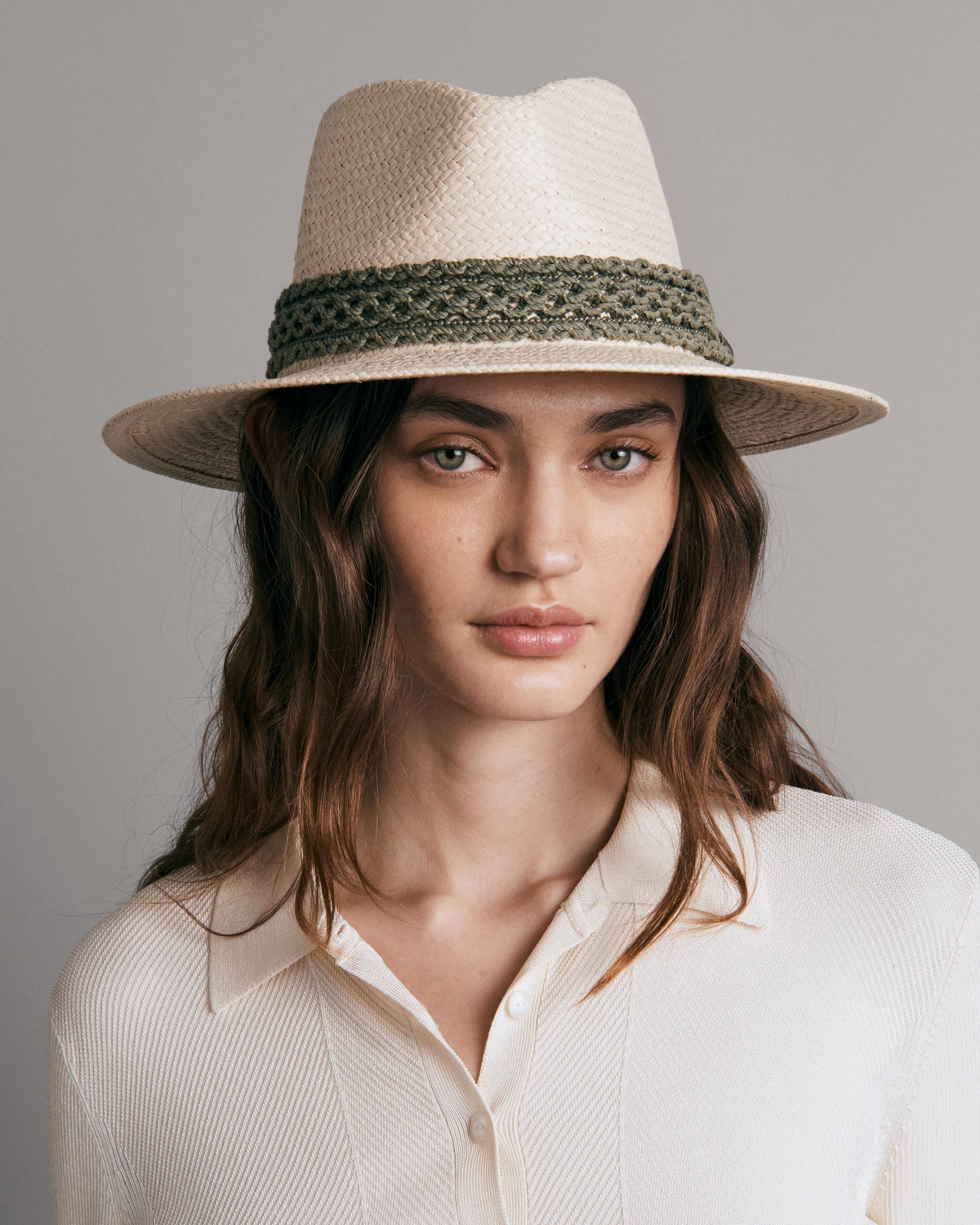 Cotton Packable Net Band Fedora 