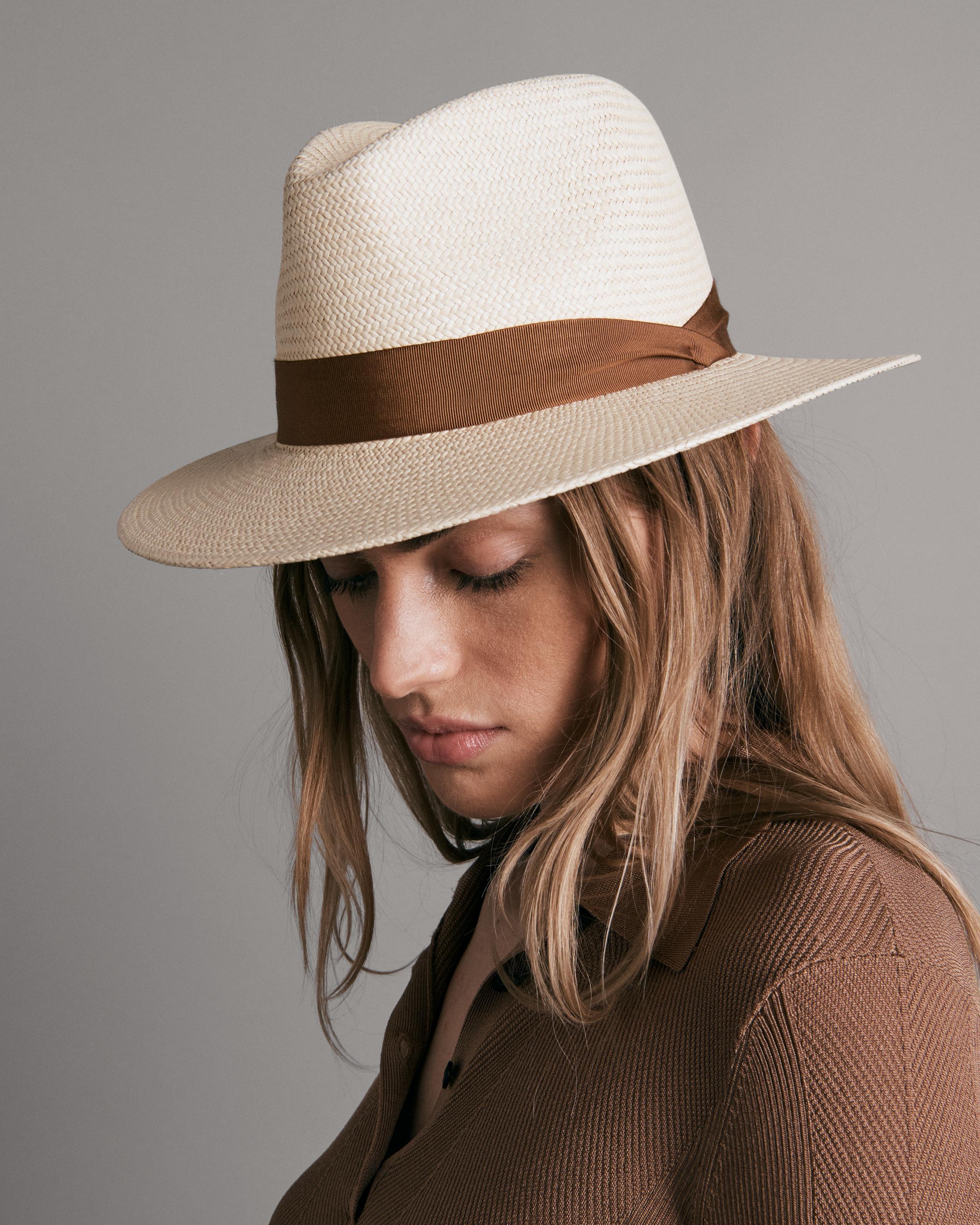 Rag \u0026 Bone Rubber Panama Hat Straw Hat 