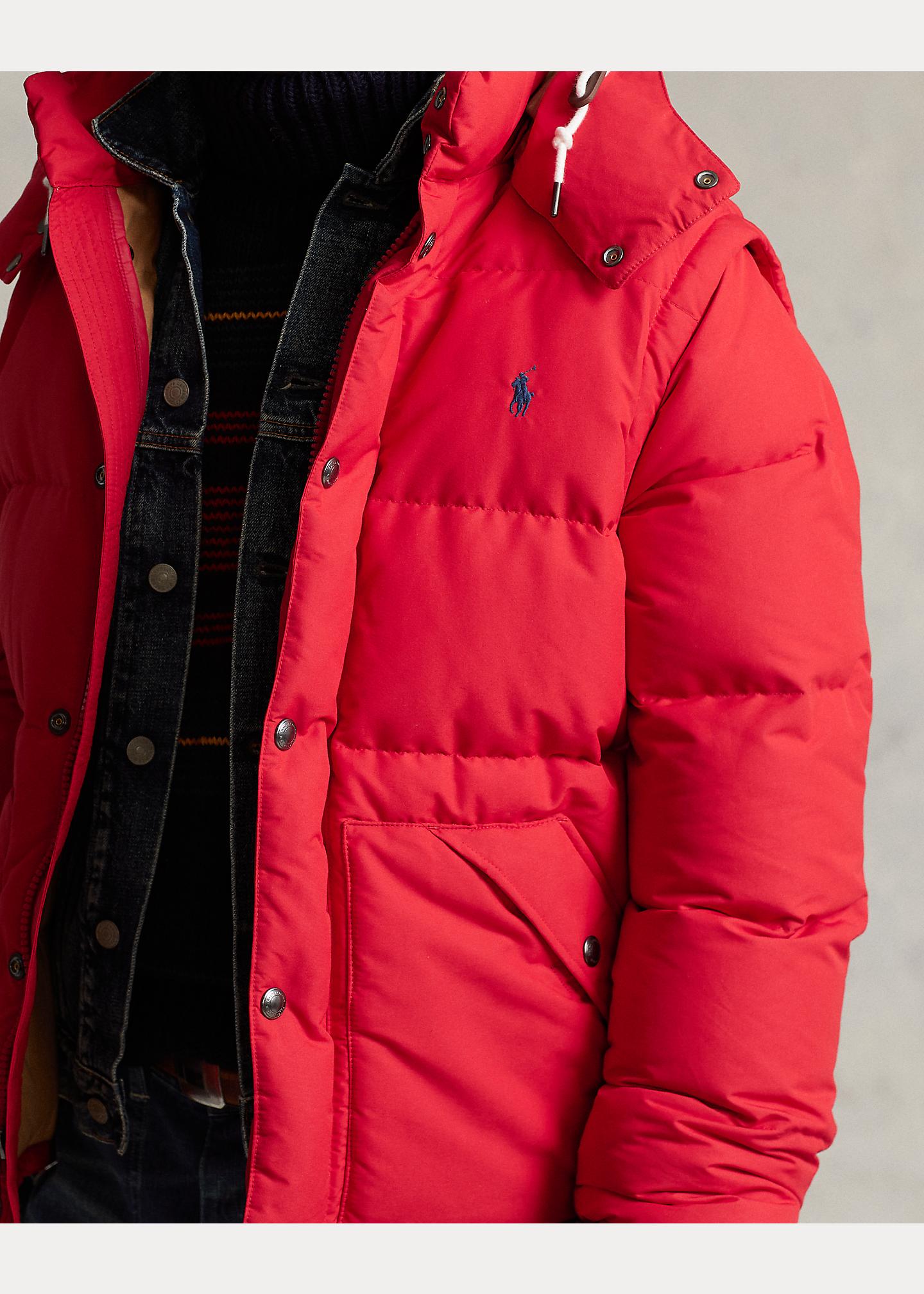 Veste Polo Rouge Ralph Lauren Homme Doudoune Hydrofuge Polo Ralph