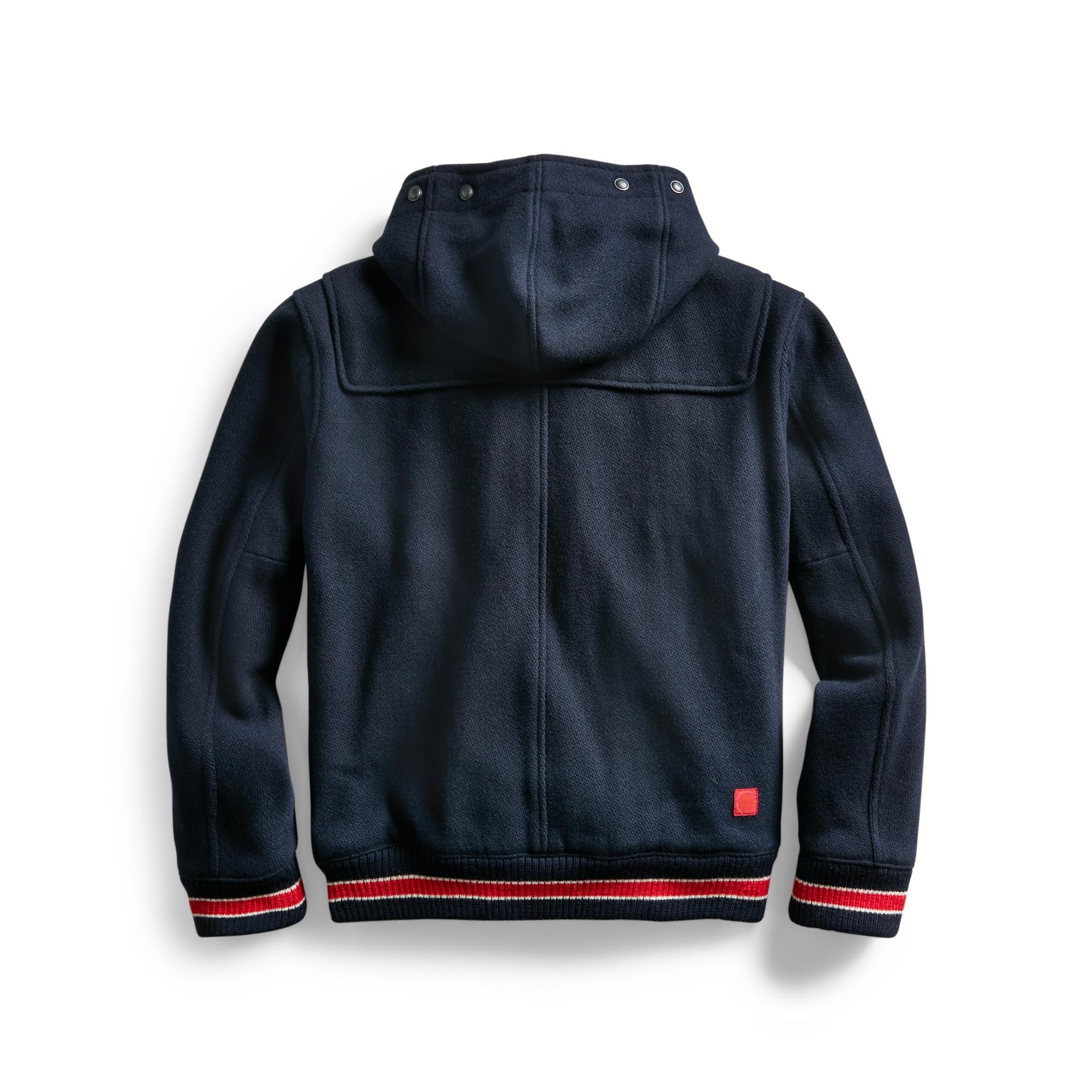 Polo Ralph Lauren Polo Clot Hooded Jacket in Blue for Men | Lyst