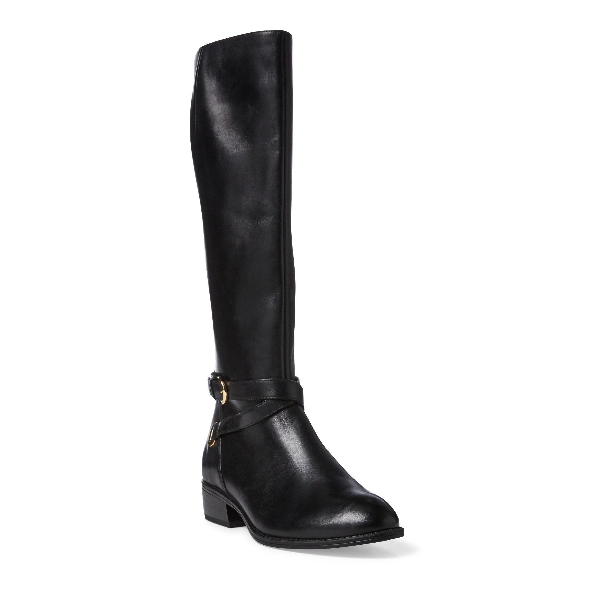 Ralph Lauren Maribella Leather Boot in 