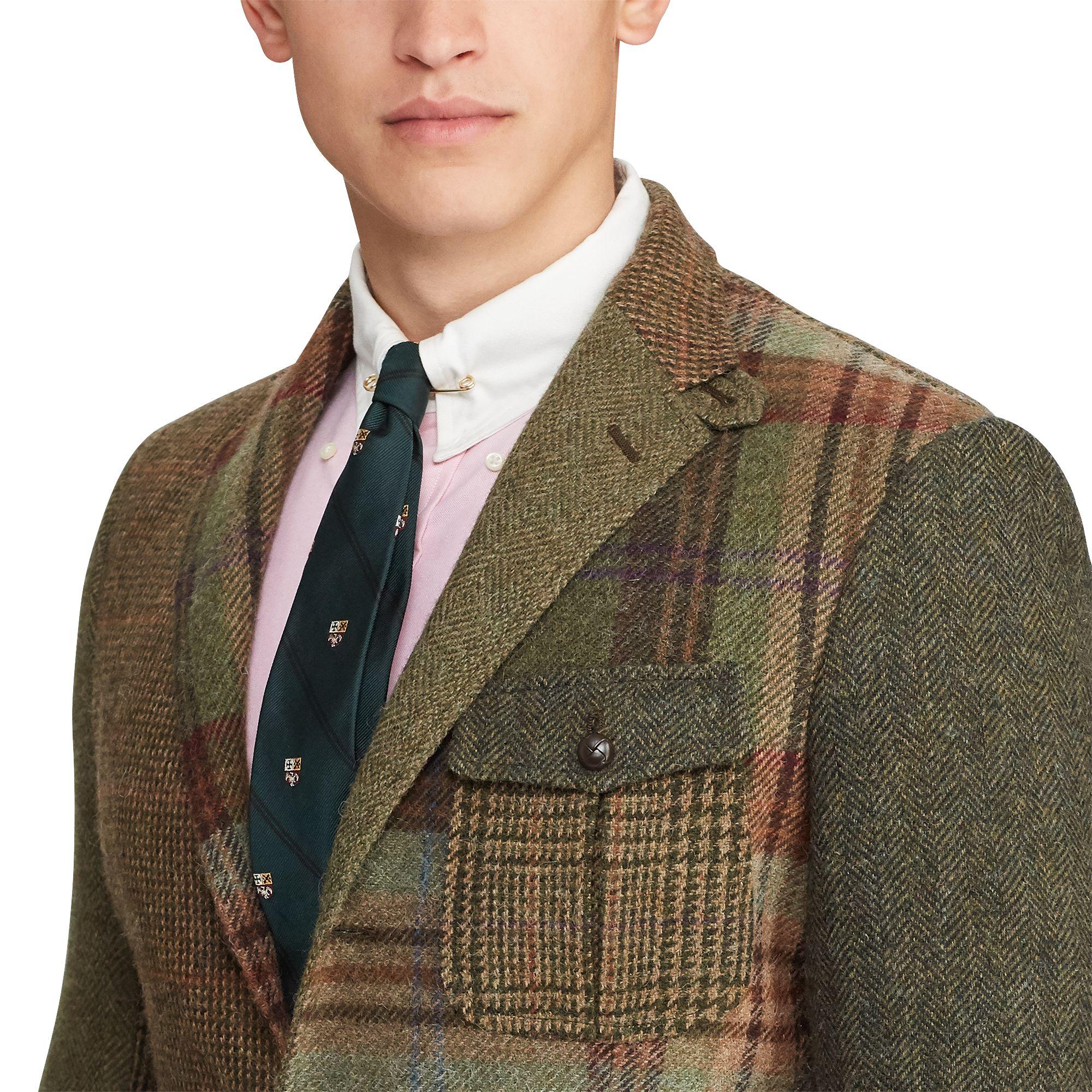 Polo Ralph Lauren Patchwork Tweed Sport Coat for Men |