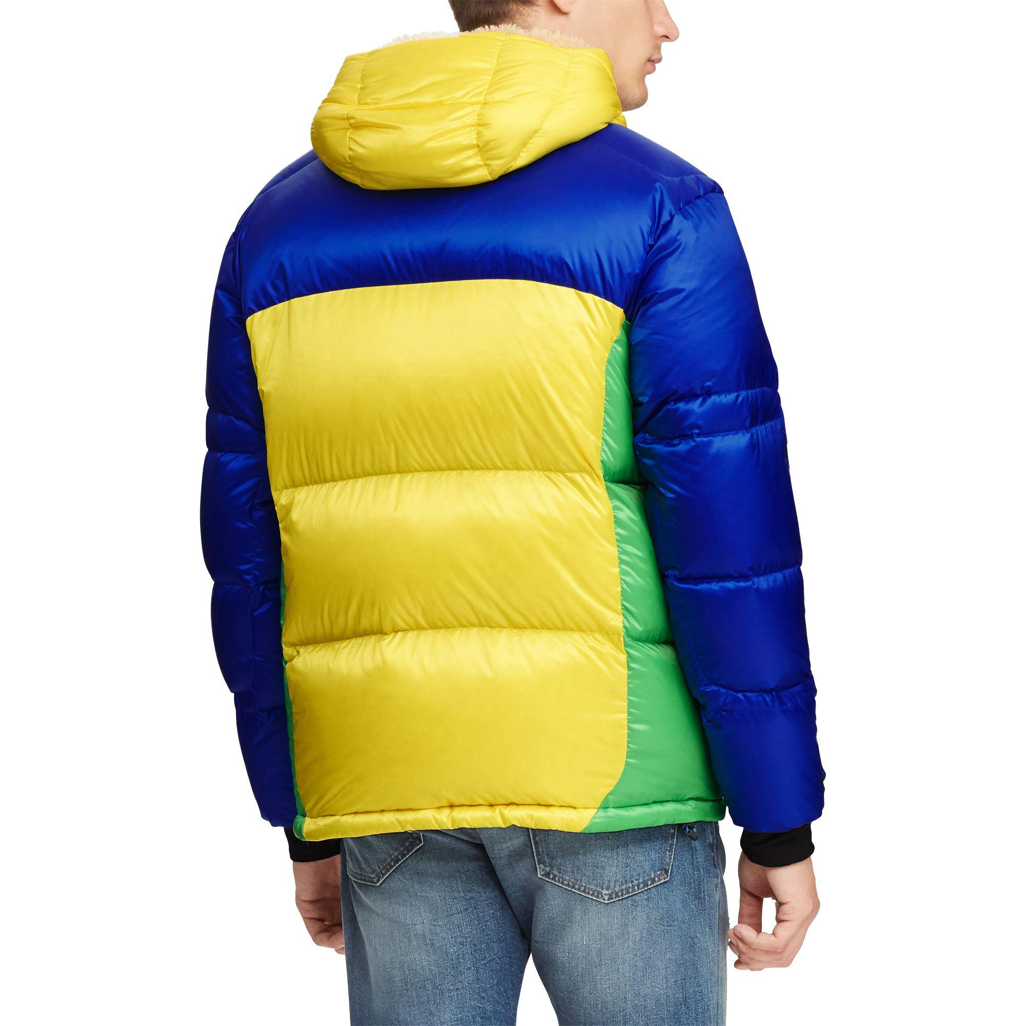 Polo Ralph Lauren Water-repellent Down Jacket in Blue for Men - Lyst