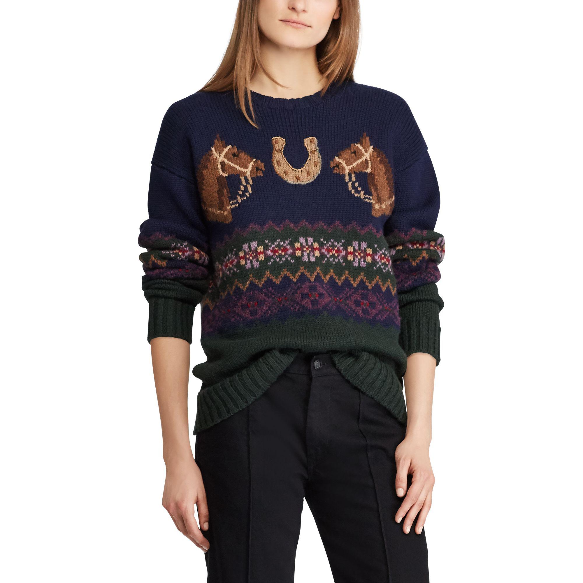 polo horse sweater