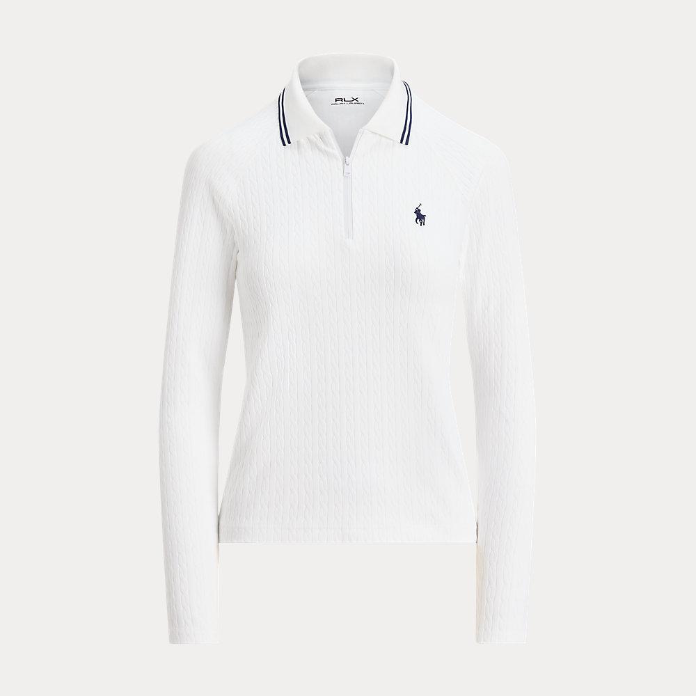 Hoodie Woman Polo Ralph Lauren LUXURY JERSEY QUARTER-ZIP PULLOVER