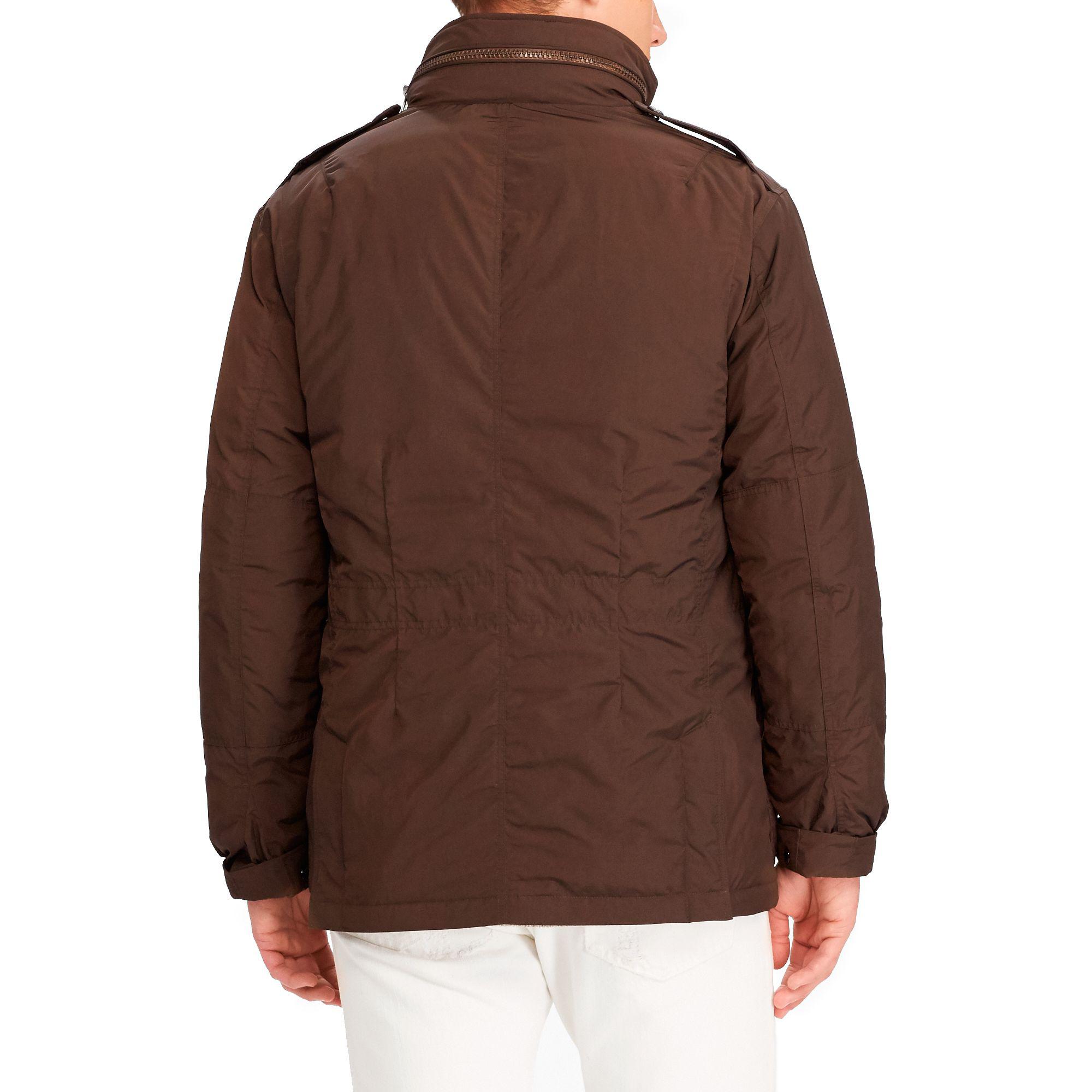 Polo Ralph Lauren Water-repellent Field Jacket in Brown for Men - Lyst