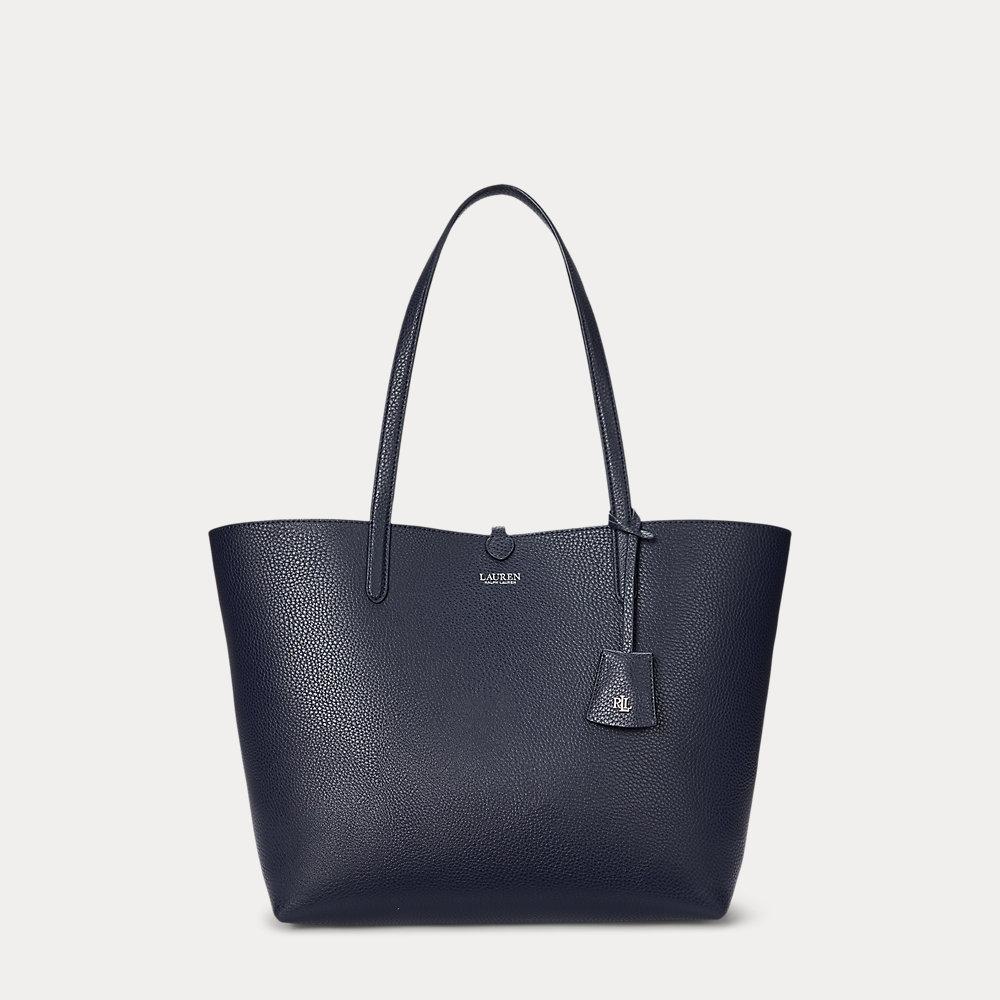 Ralph Lauren Faux leather Print Reversible Tote in Blue Lyst UK