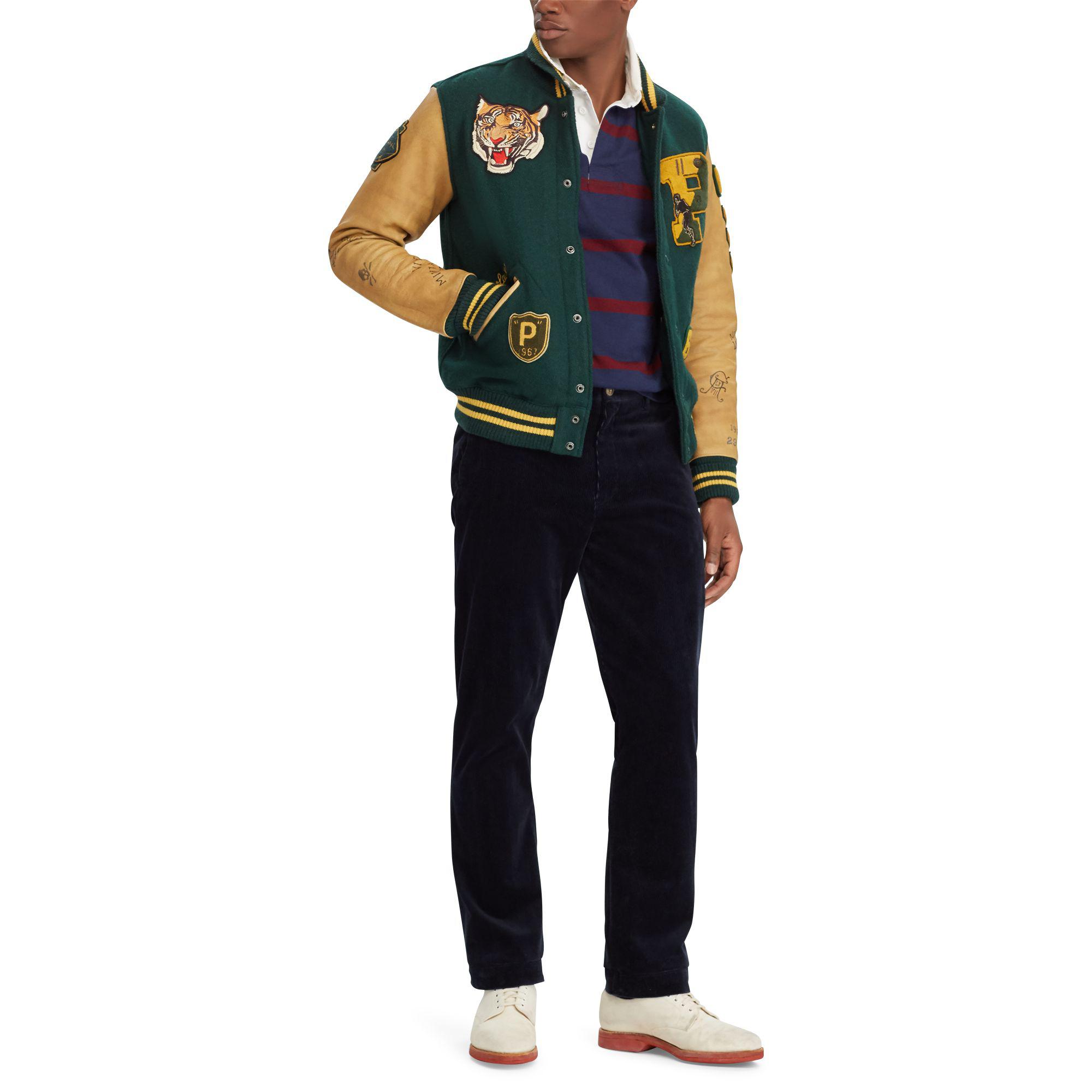 polo tiger varsity jacket