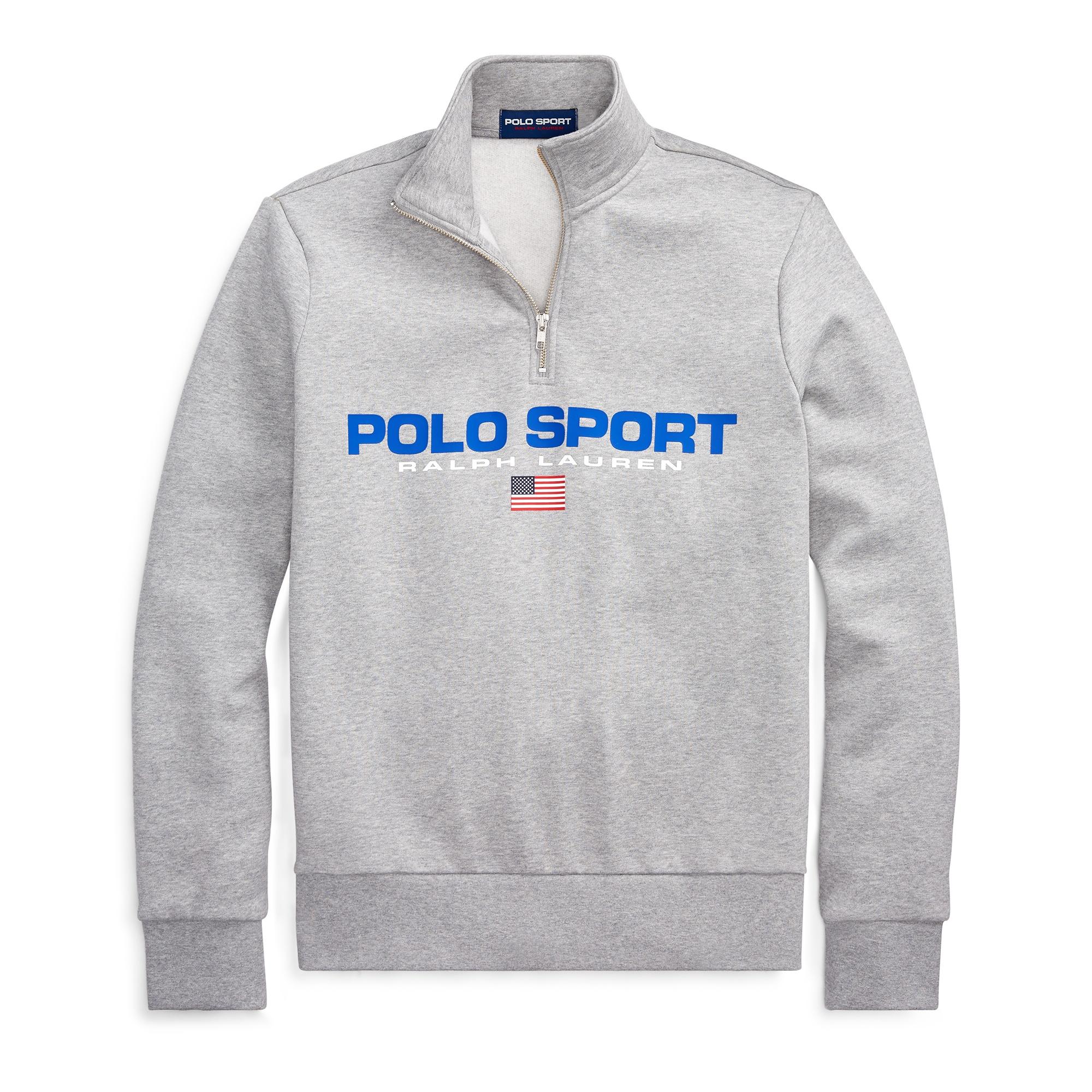 Ralph Lauren Polo Sport Fleece Sweatshirt in Gray for Men - Save 16% - Lyst