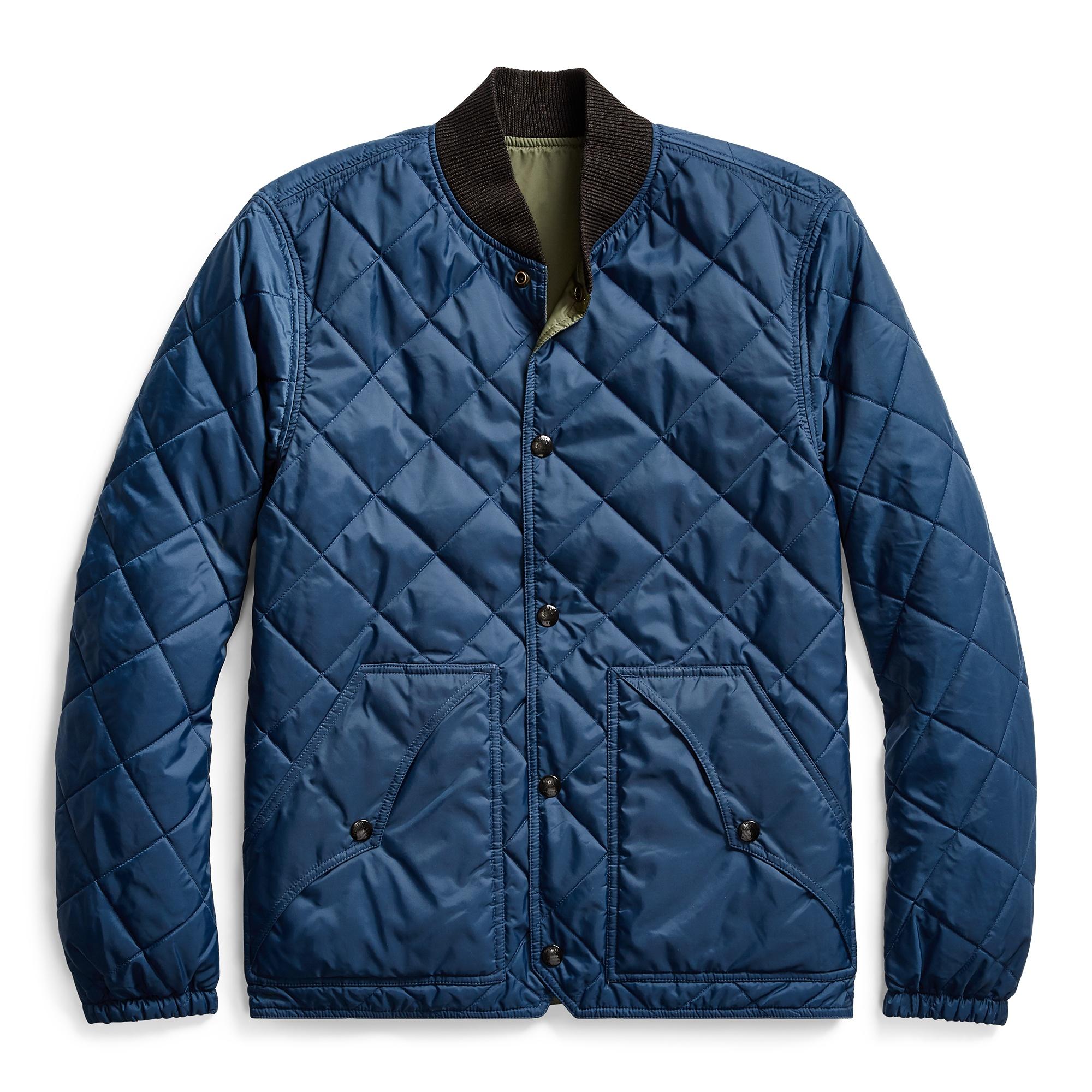 RRL Reversible Liner Jacket in Blue for Men Lyst